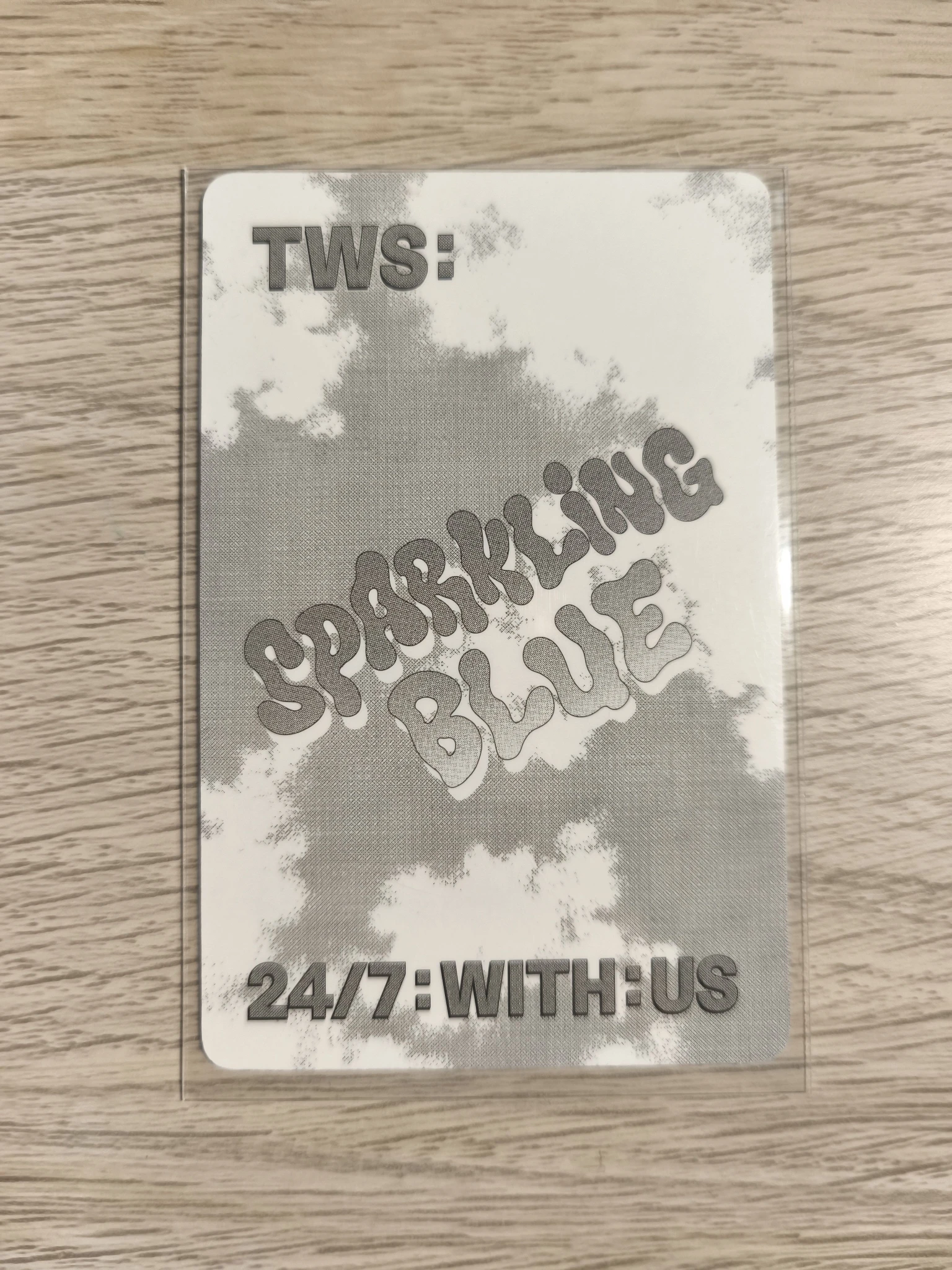 TWS Shinyu TWS - Shinyu - Sparkling Blue Album album photocard weverse album version listing photo 2