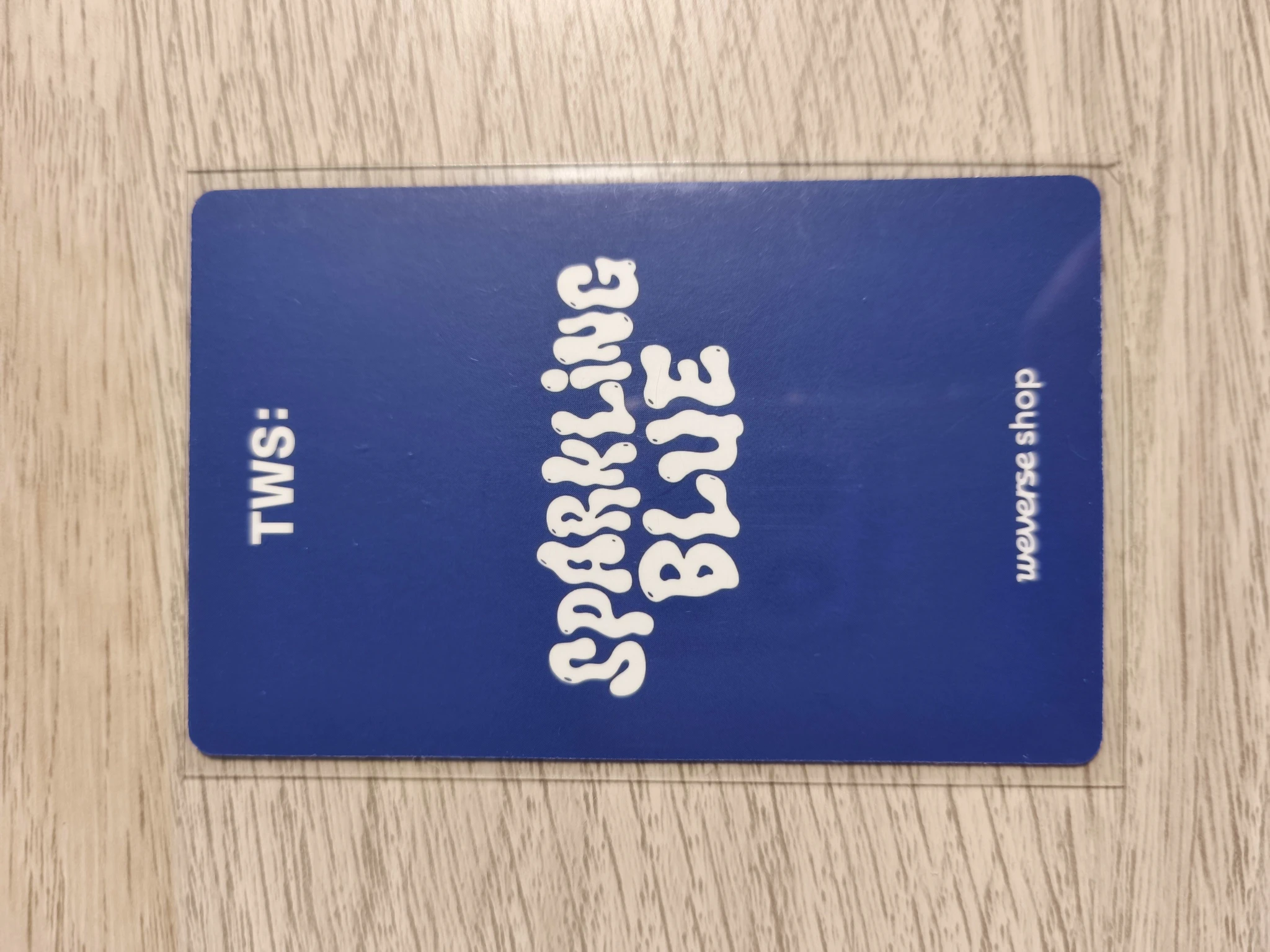TWS Jihoon TWS - Jihoon - Sparkling Blue Album pob (pre-order benefit) weverse global shop (wvg) listing photo 2