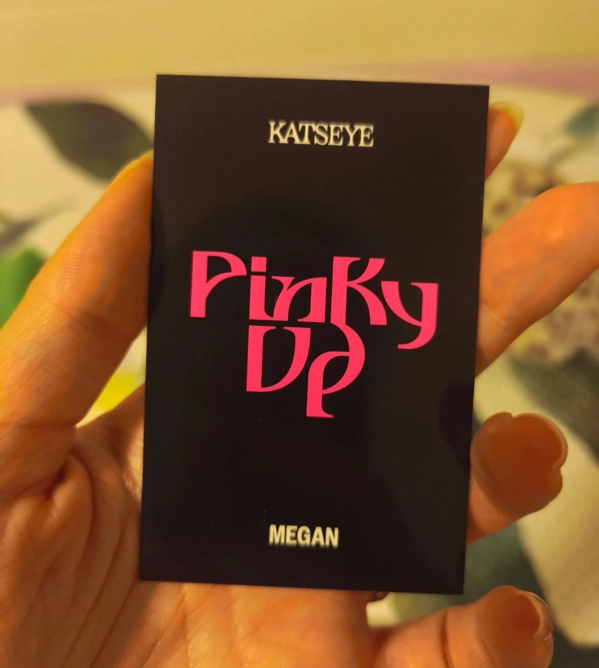 KATSEYE Megan KATSEYE - Megan - PINKY UP Album broadcast listing photo 2