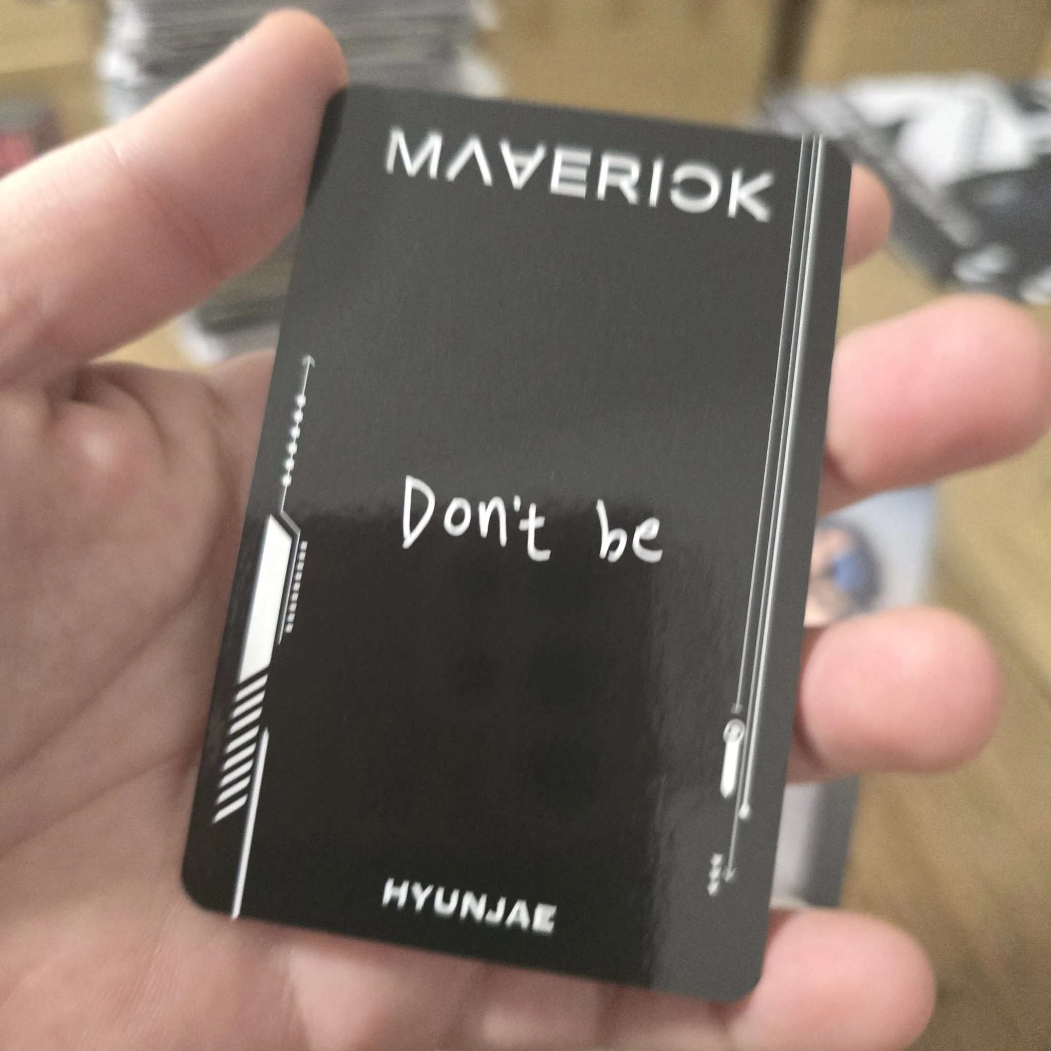 THE BOYZ Hyunjae THE BOYZ - Hyunjae - Maverick Album album photocard doom version listing photo 2