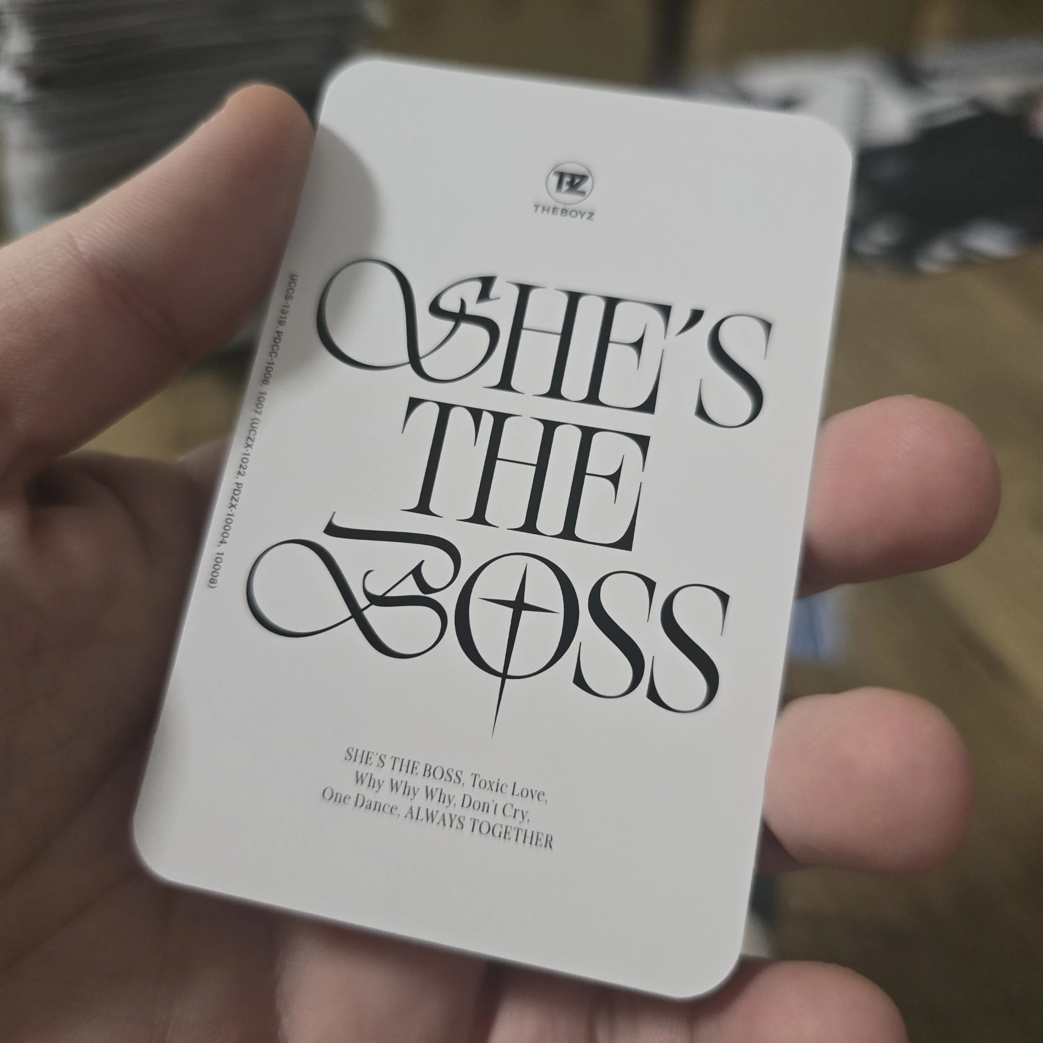 THE BOYZ Hyunjae THE BOYZ - Hyunjae - She's the Boss Album album photocard she's the boss version listing photo 2