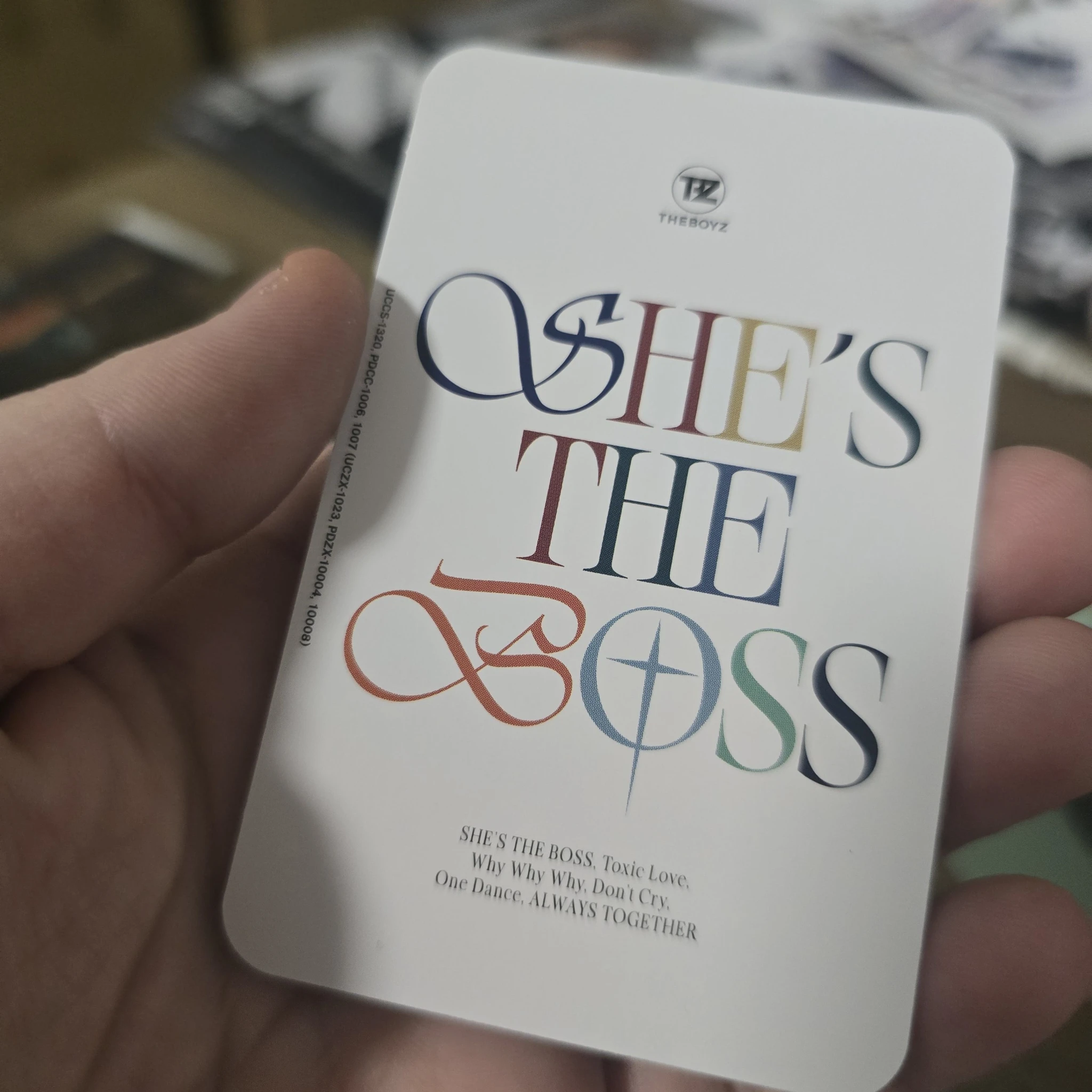 THE BOYZ Q THE BOYZ - Q - She's the Boss Album always together version album photocard listing photo 2