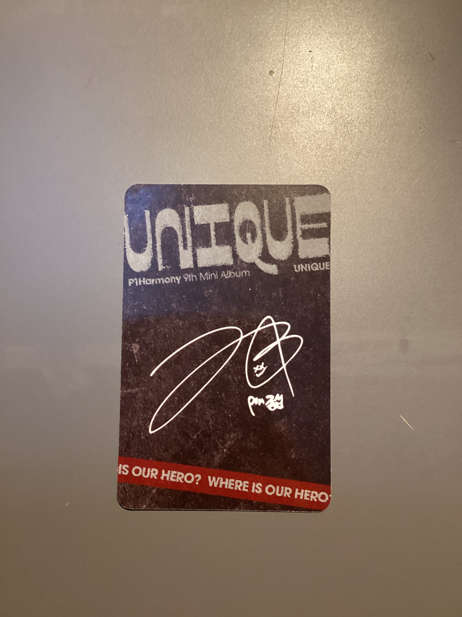 P1Harmony Jongseob P1Harmony - Jongseob - UNIQUE Album compact version album photocard listing photo 2