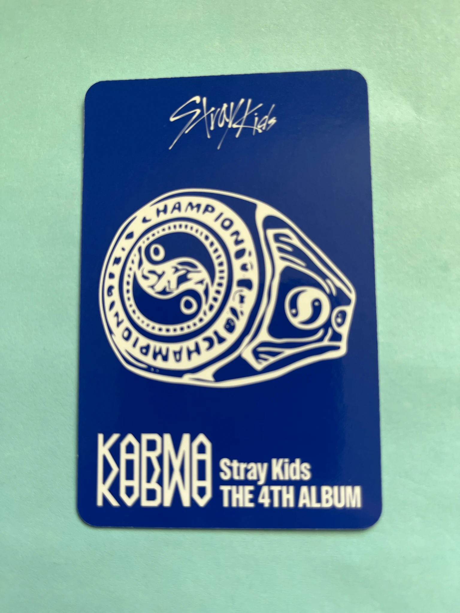 Stray Kids I.N Stray Kids - I.N - KARMA Album album photocard accordion version first press only listing photo 2