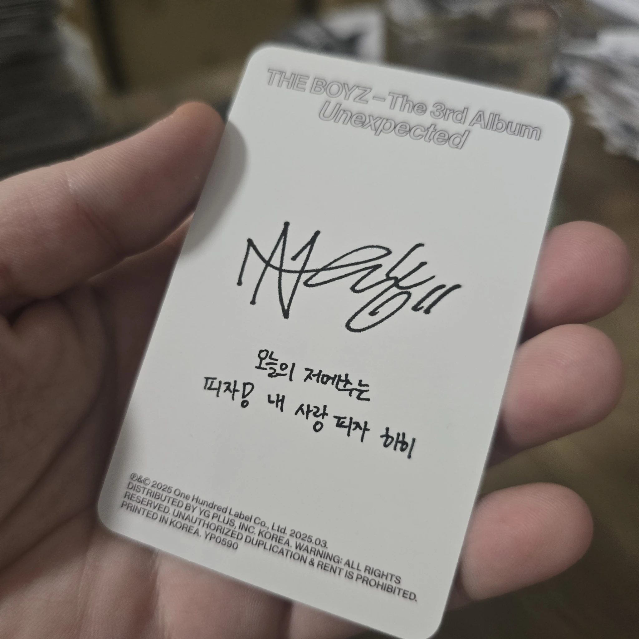 THE BOYZ New THE BOYZ - New - Unexpected Album become version album photocard listing photo 2