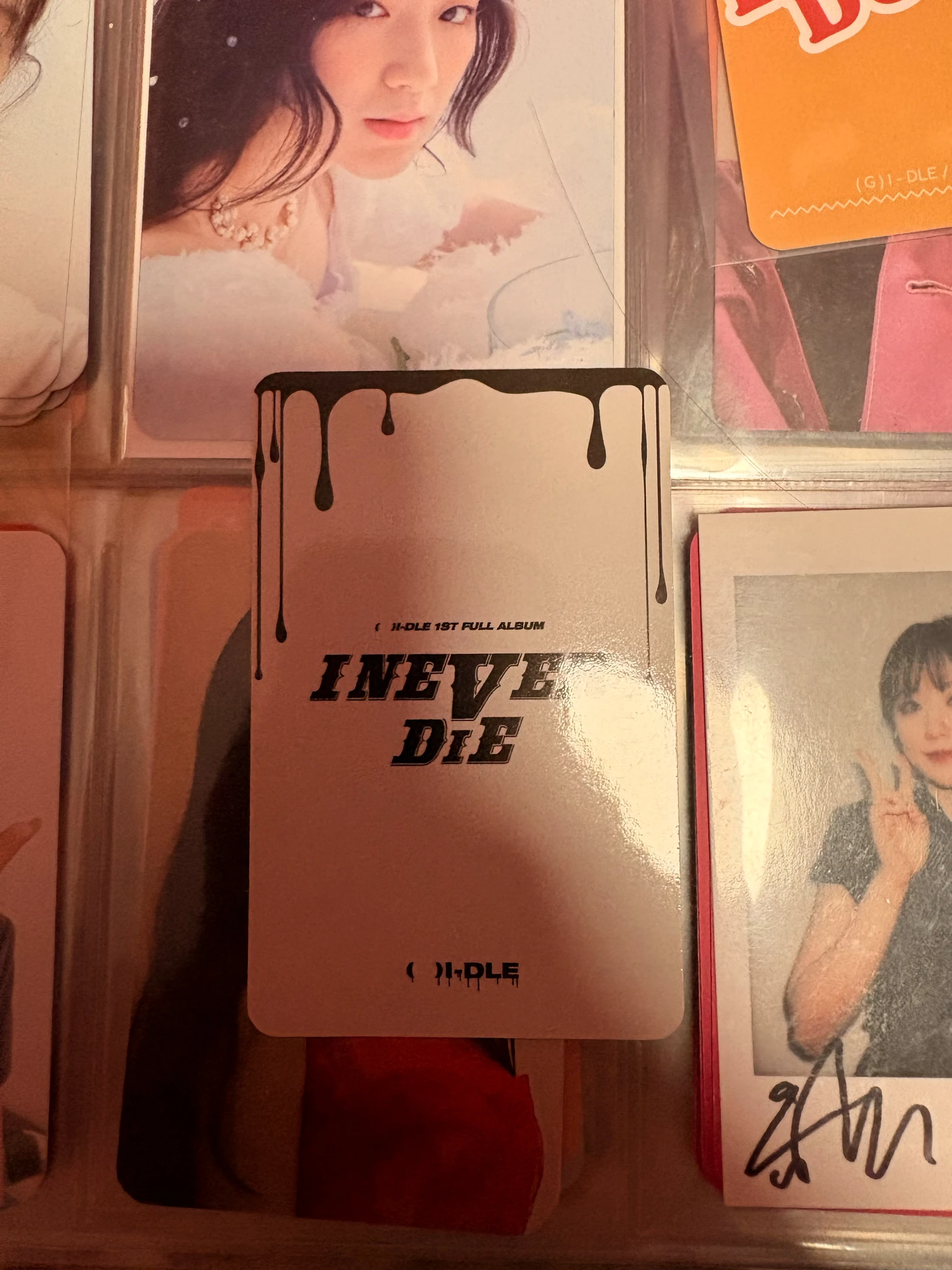 i-dle Shuhua (G)I-DLE - Miyeon - I Never Die Album synnara fansign video call round 1 listing photo 2