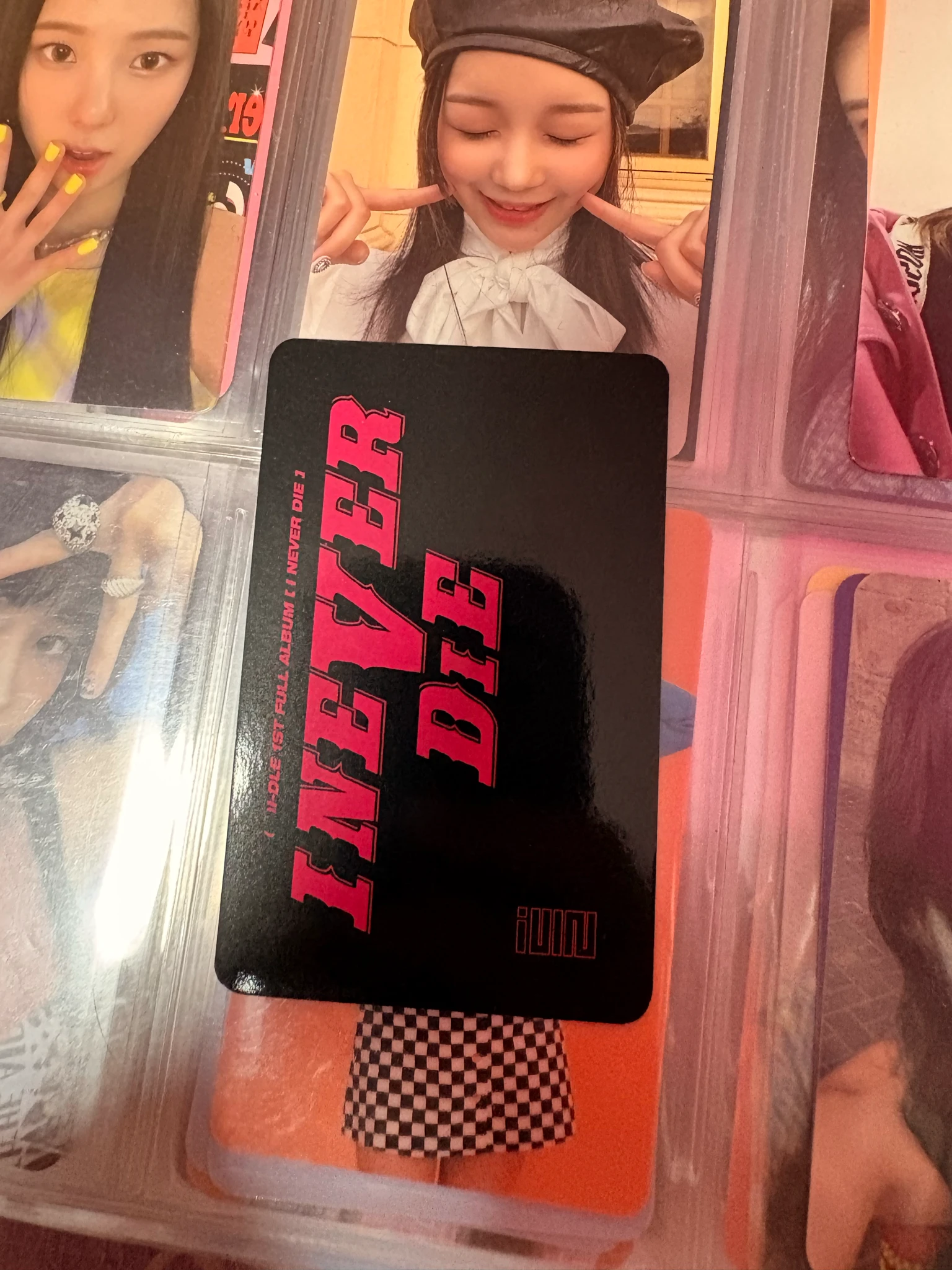 i-dle Shuhua (G)I-DLE - Miyeon - I Never Die Album ktown4u lucky draw round 2 pop-up store listing photo 2