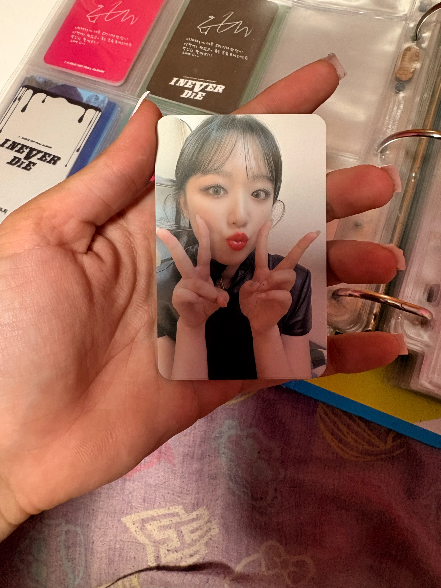 i-dle Shuhua (G)I-DLE - Miyeon - I Never Die Album album photocard risky version listing photo 2