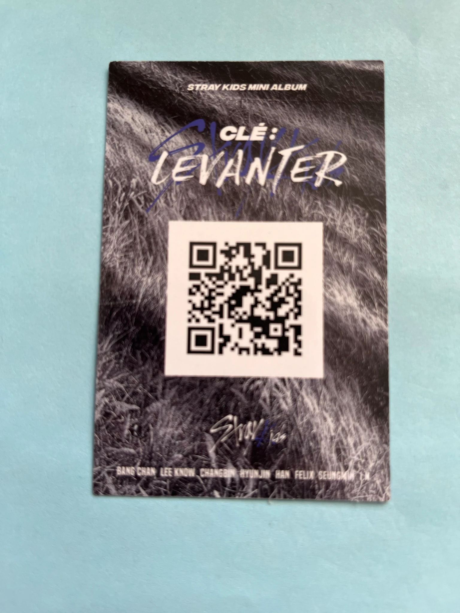 Stray Kids Seungmin Stray Kids - Seungmin - Clé: Levanter Album album photocard B version qr card listing photo 2