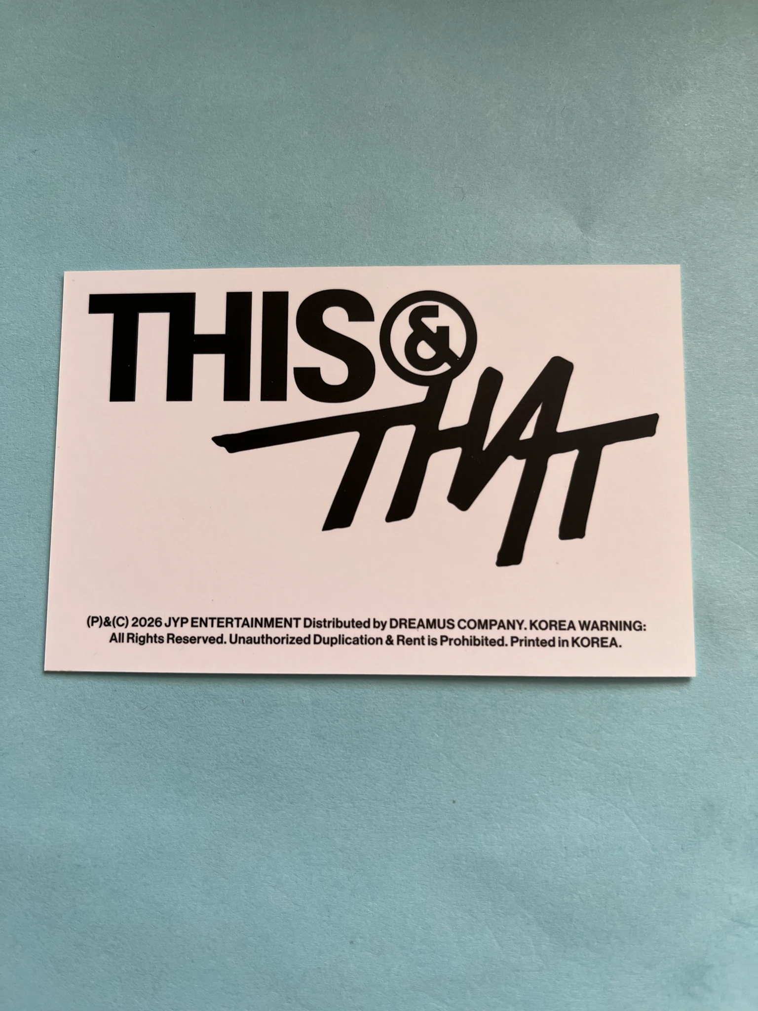 Stray Kids Felix Stray Kids - Felix - This & That Album this version album photocard id card listing photo 2