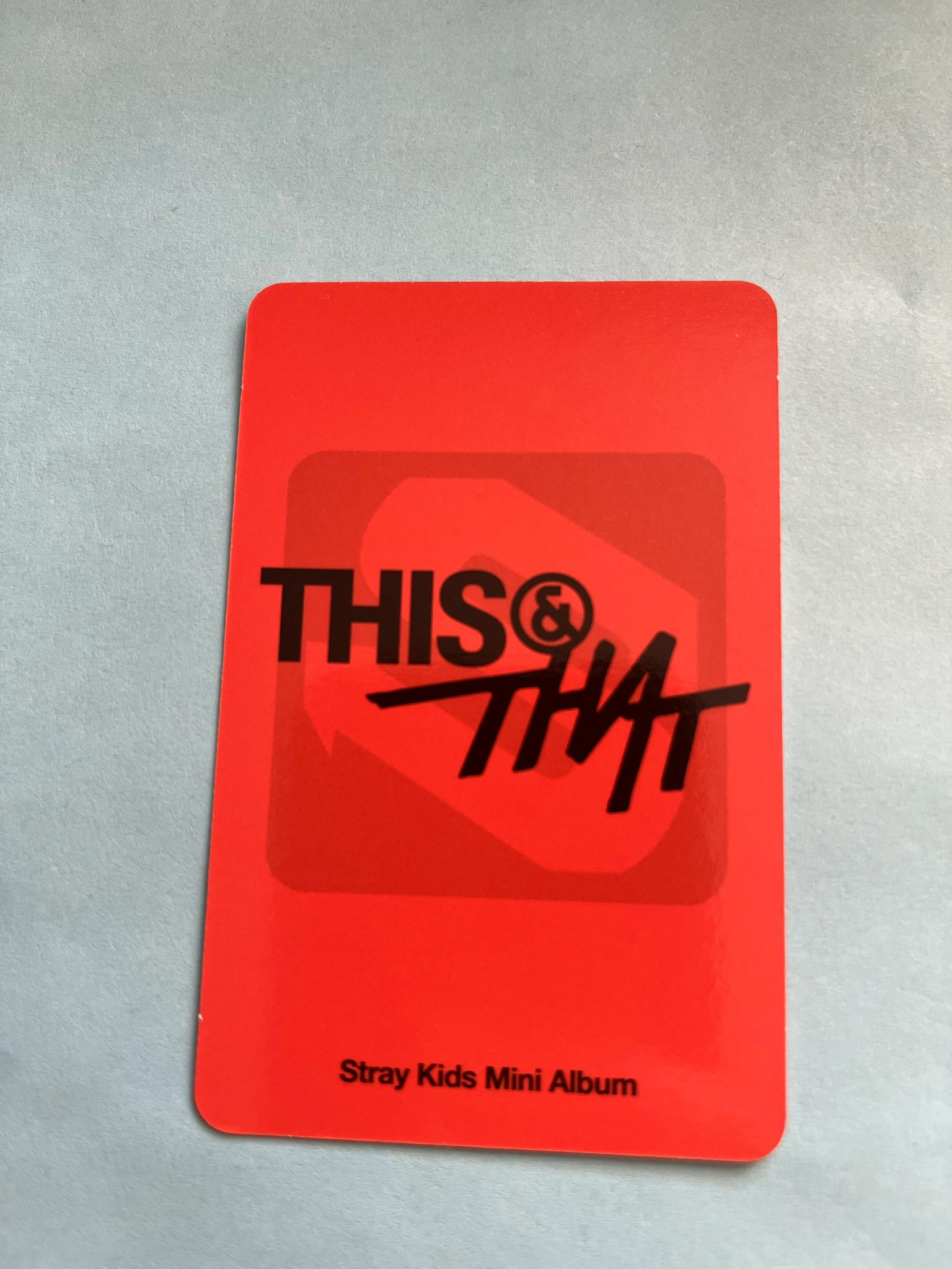 Stray Kids Felix Stray Kids - Felix - This & That Album album photocard fanclub version listing photo 2