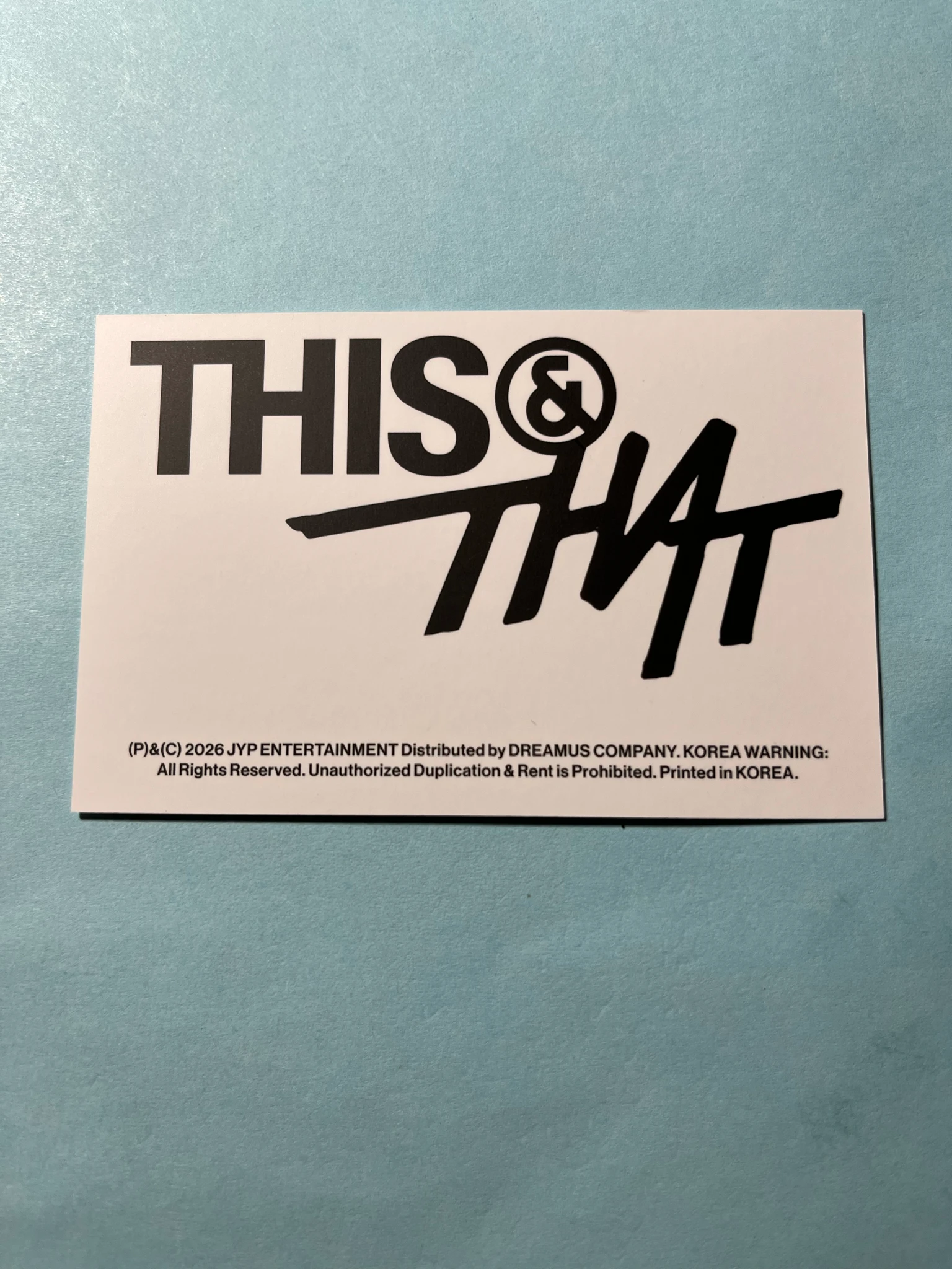 Stray Kids Changbin Stray Kids - Changbin - This & That Album this version id card album photocard listing photo 2