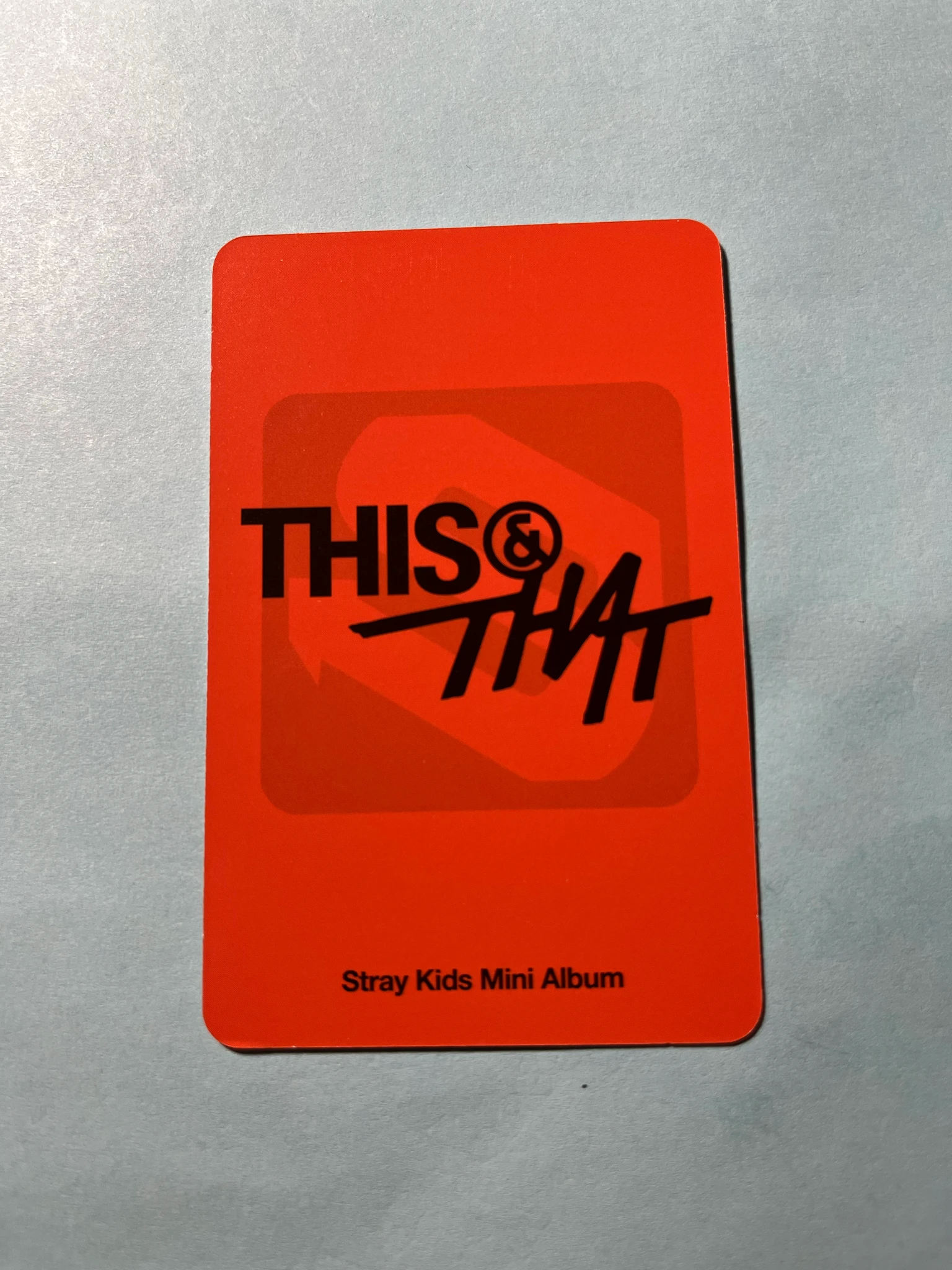 Stray Kids Changbin Stray Kids - Changbin - THIS & THAT Album album photocard fans album version random photocard platform listing photo 2