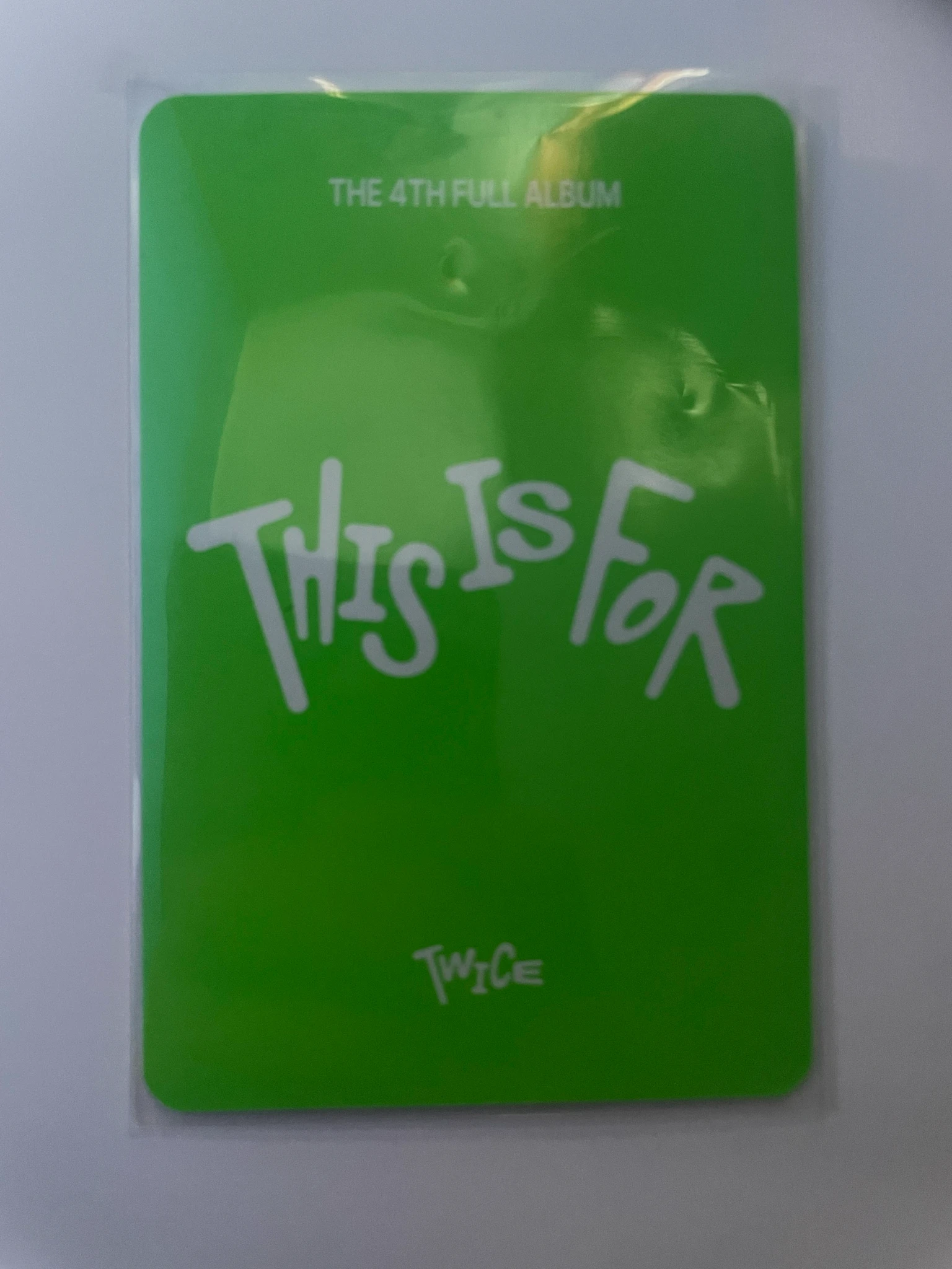 TWICE Nayeon TWICE - Nayeon - THIS IS FOR Album pob (pre-order benefit) photocard set for version listing photo 2