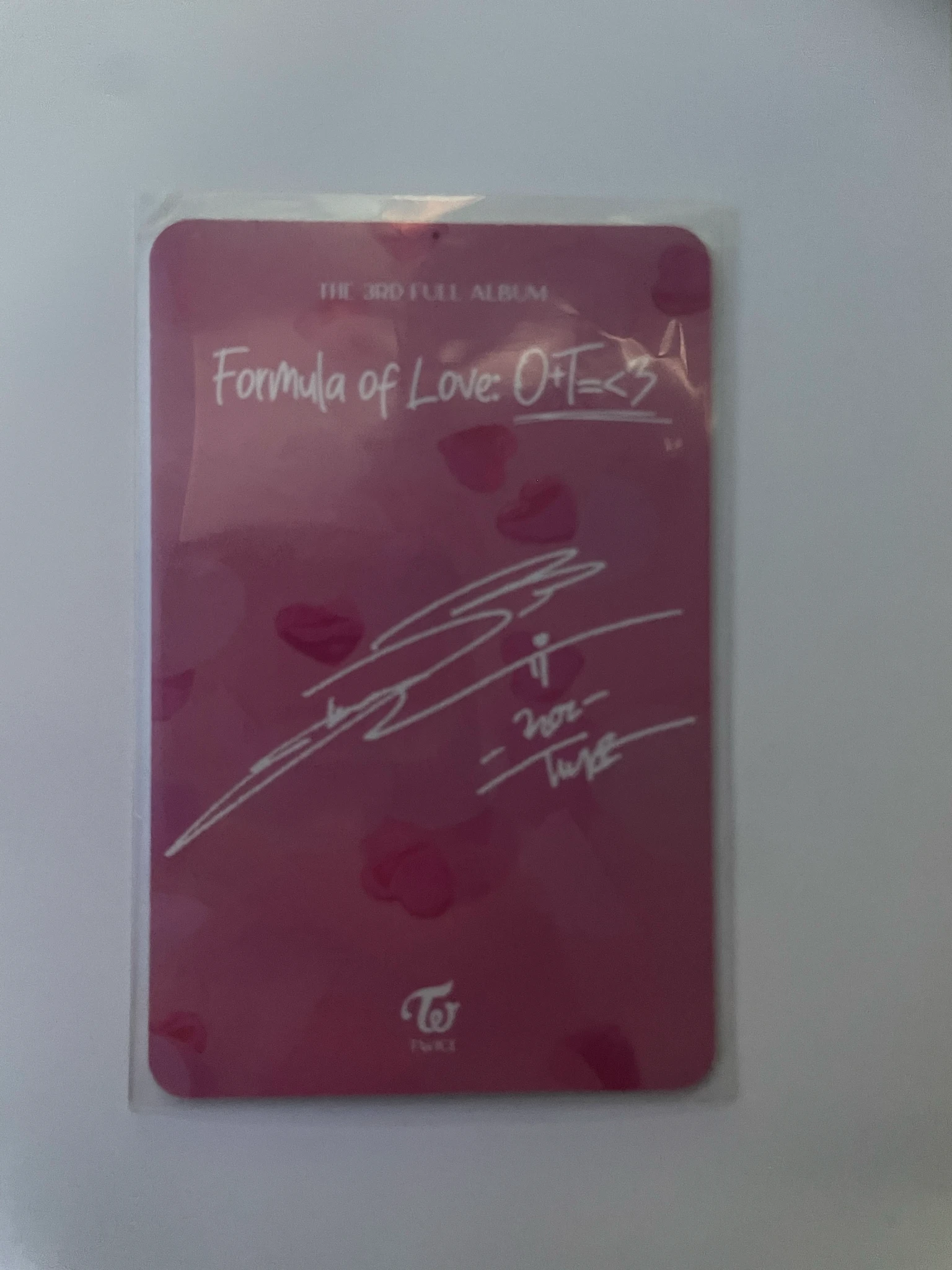 TWICE Jeongyeon TWICE-Jeongyeon-Album-Formula of Love: O+T=<3 listing photo 2