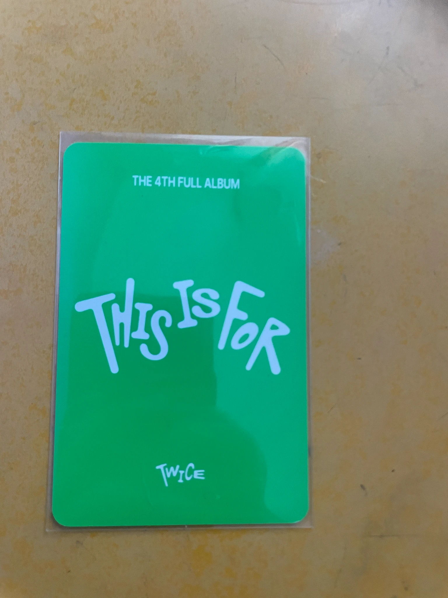 TWICE Momo TWICE - Momo - THIS IS FOR Album pob (pre-order benefit) photocard set for version listing photo 2