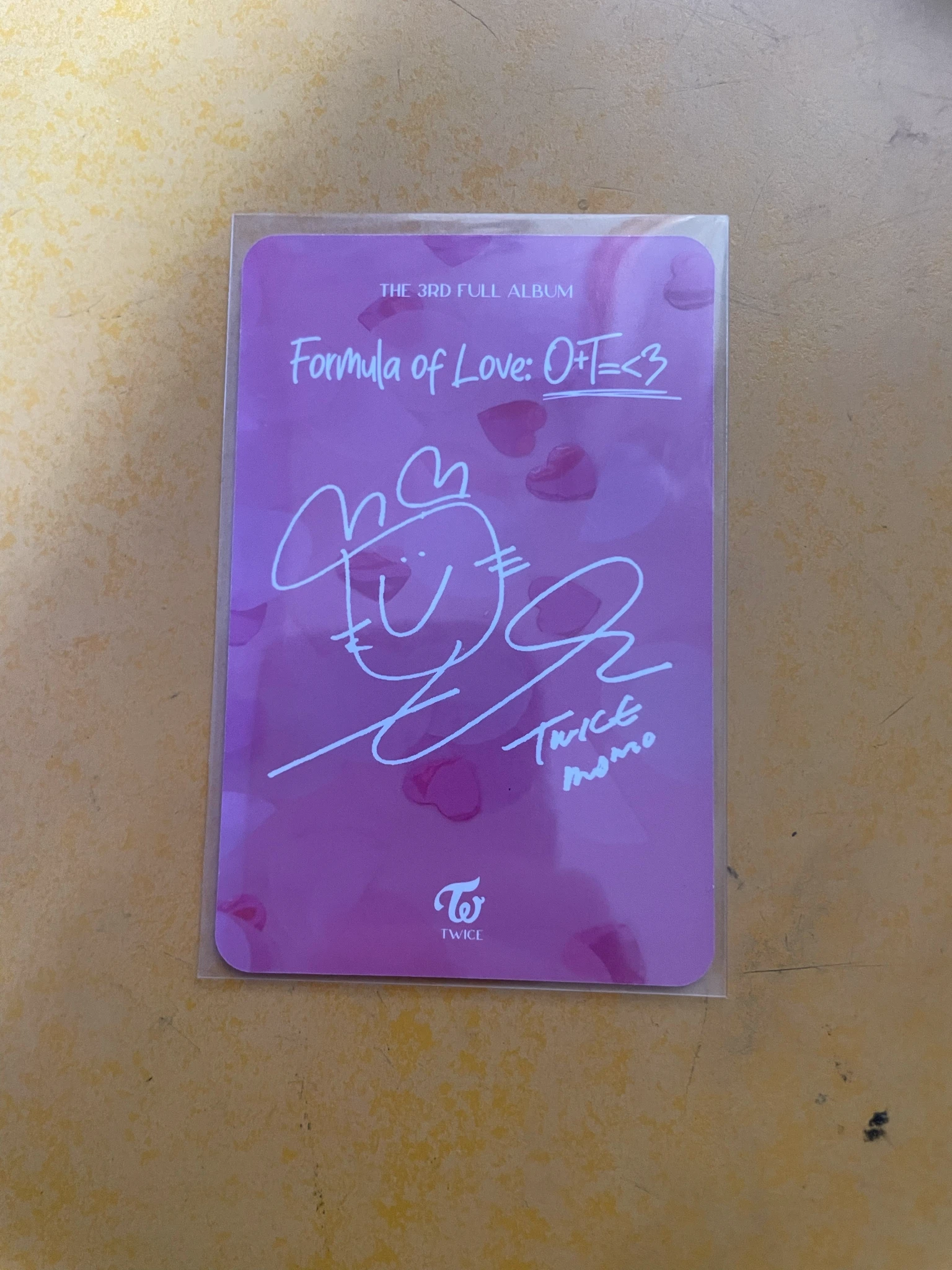 TWICE Momo TWICE-Momo-Album-Formula of Love: O+T=<3 listing photo 2