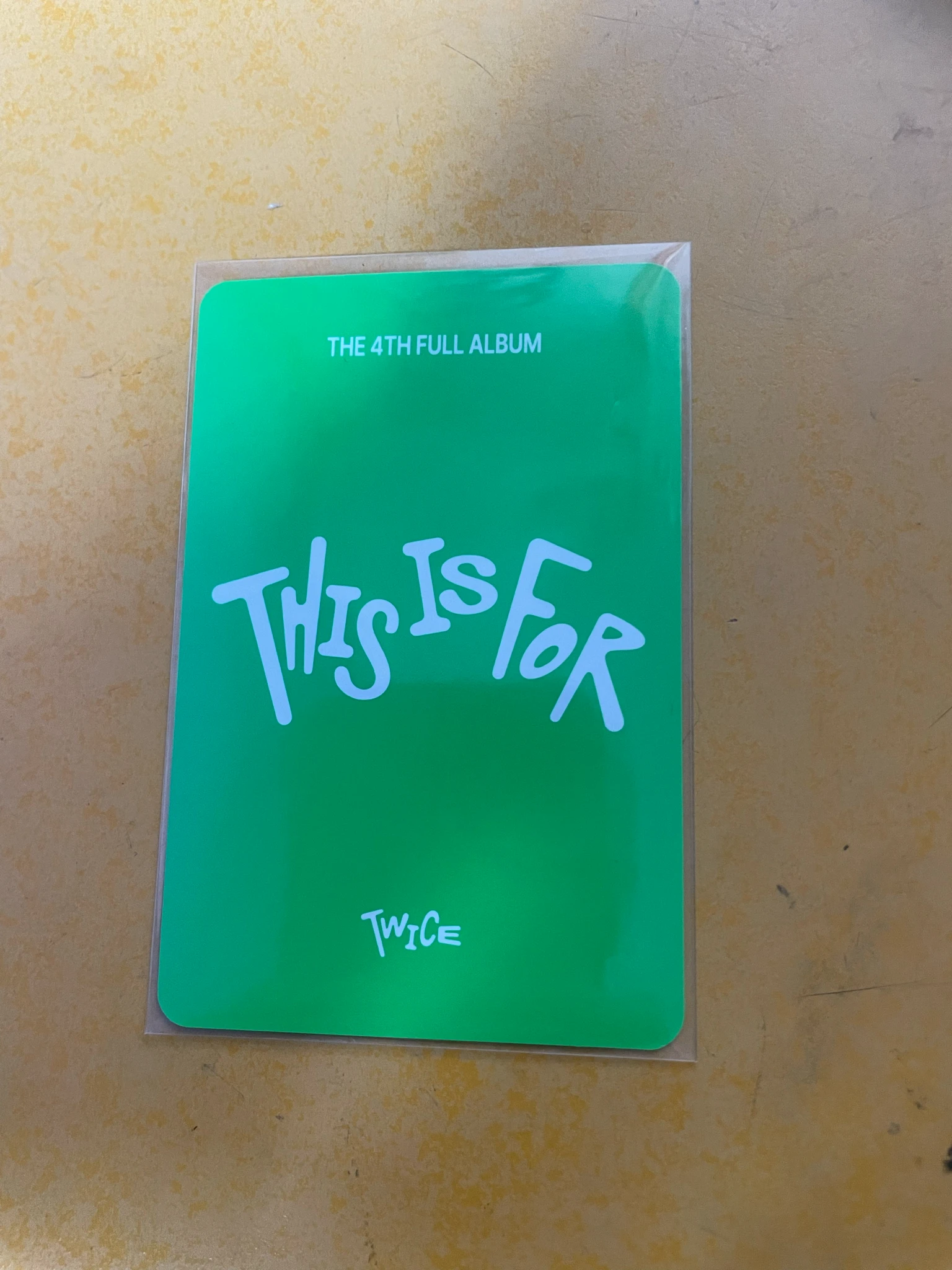 TWICE Sana TWICE - Sana - THIS IS FOR Album pob (pre-order benefit) photocard set for version listing photo 2
