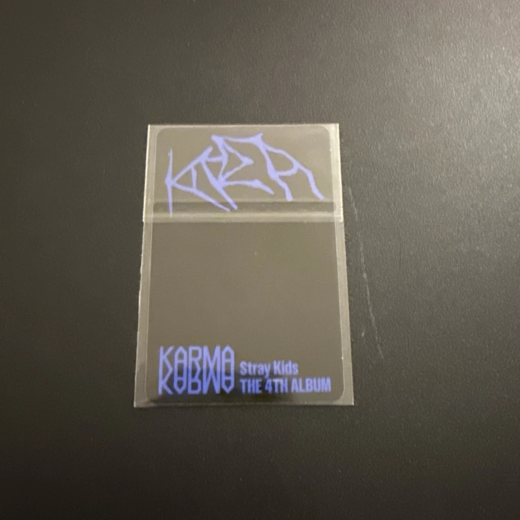 Stray Kids Hyunjin Stray Kids - Hyunjin - KARMA Album album photocard limited edition karma version bad image - replace listing photo 2