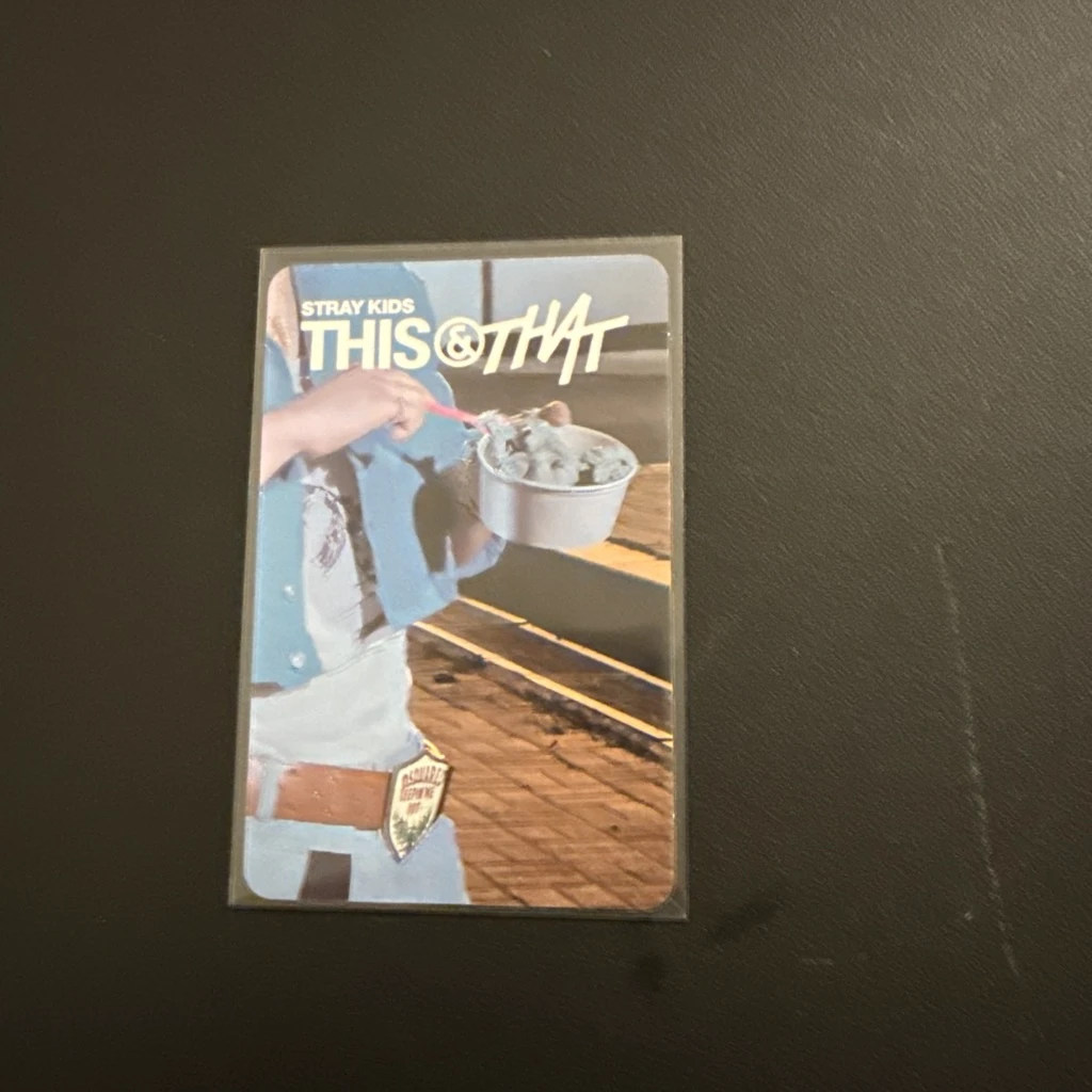 Stray Kids Changbin Stray Kids - Changbin - THIS & THAT Album album photocard first press only & version listing photo 2