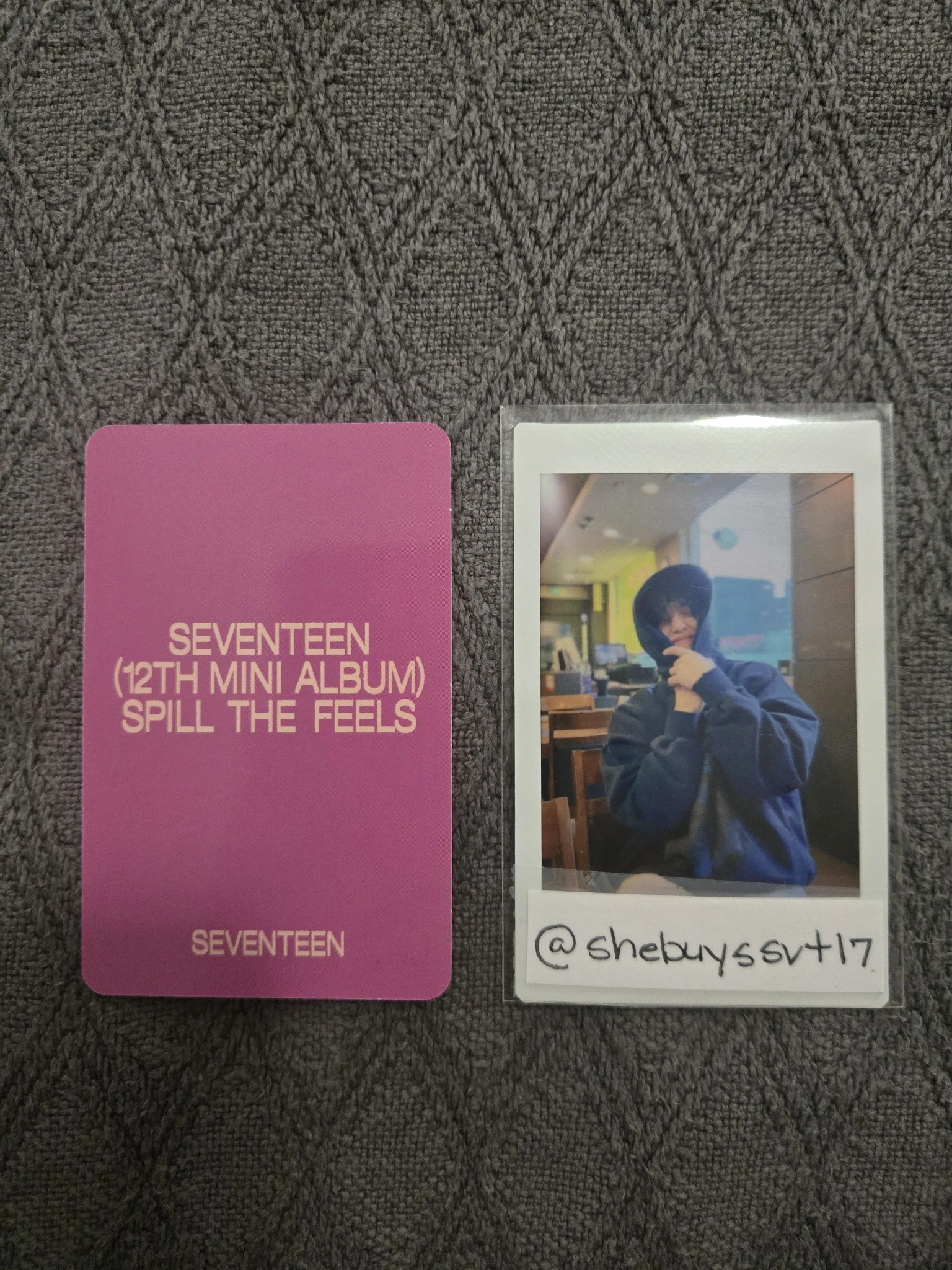 SEVENTEEN Mingyu SEVENTEEN - Mingyu - Spill the Feels Album kpopmerch lucky draw round 1 listing photo 2