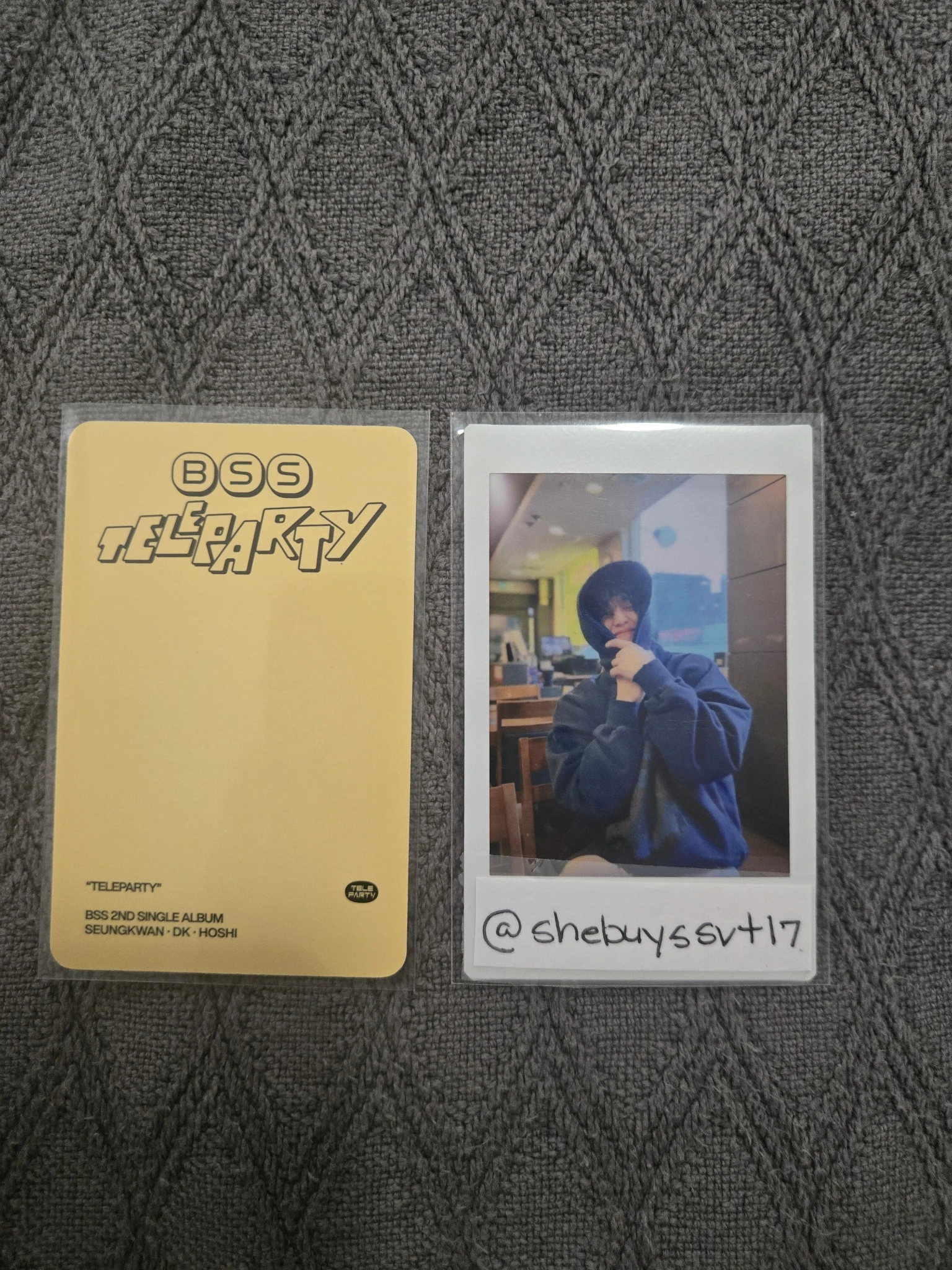 SEVENTEEN Hoshi SEVENTEEN - Hoshi - Teleparty Album album photocard ga version listing photo 2