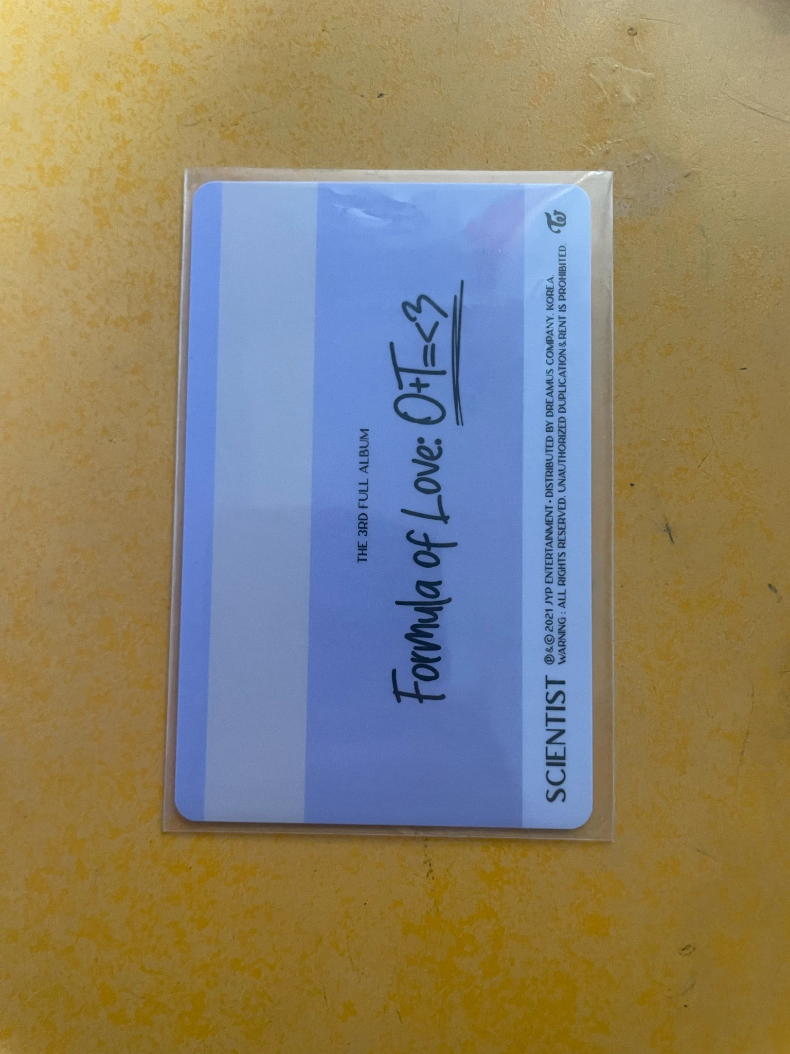 TWICE Dahyun TWICE-Dahyun-Album-Formula of Love: O+T=<3 listing photo 2