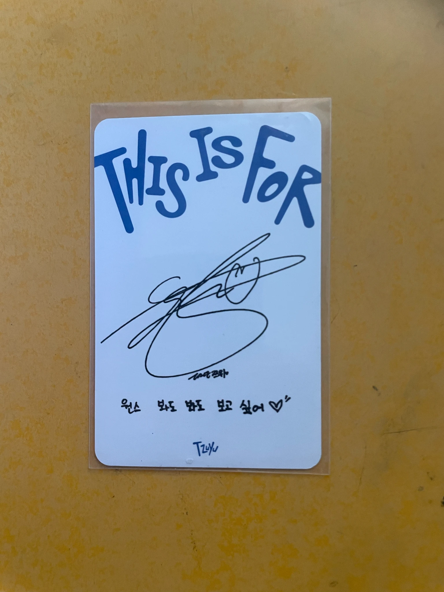 TWICE Tzuyu TWICE-Tzuyu-Album-this is for listing photo 2