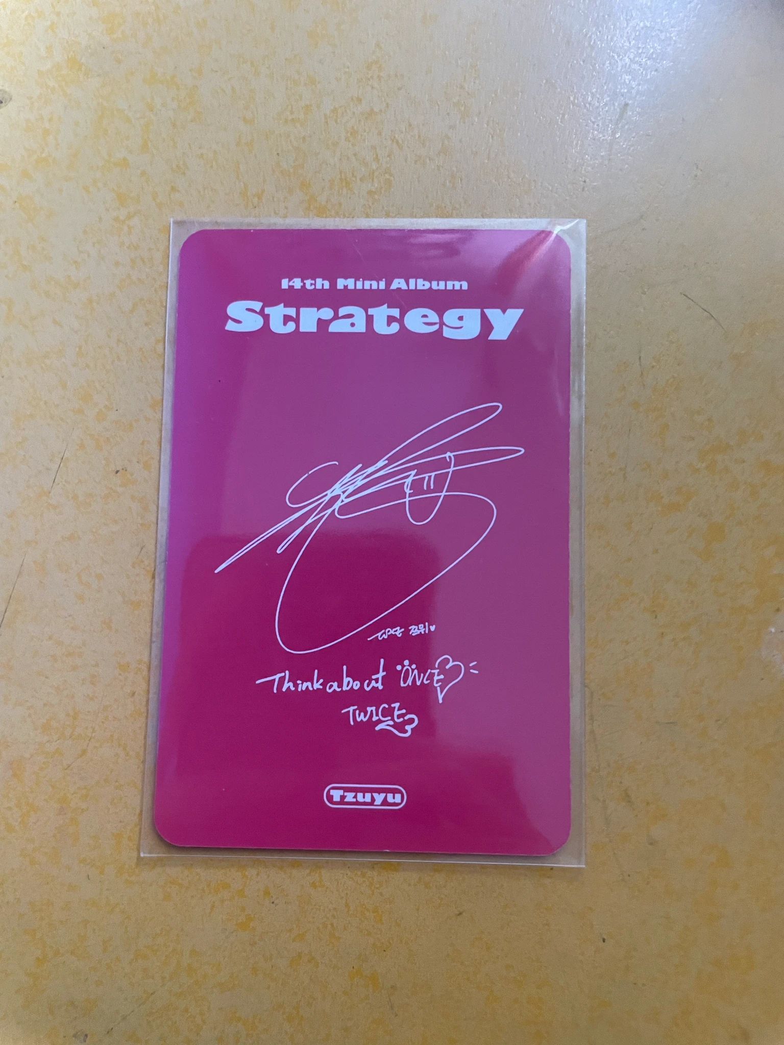TWICE Tzuyu TWICE-Tzuyu-Album-strategy listing photo 2