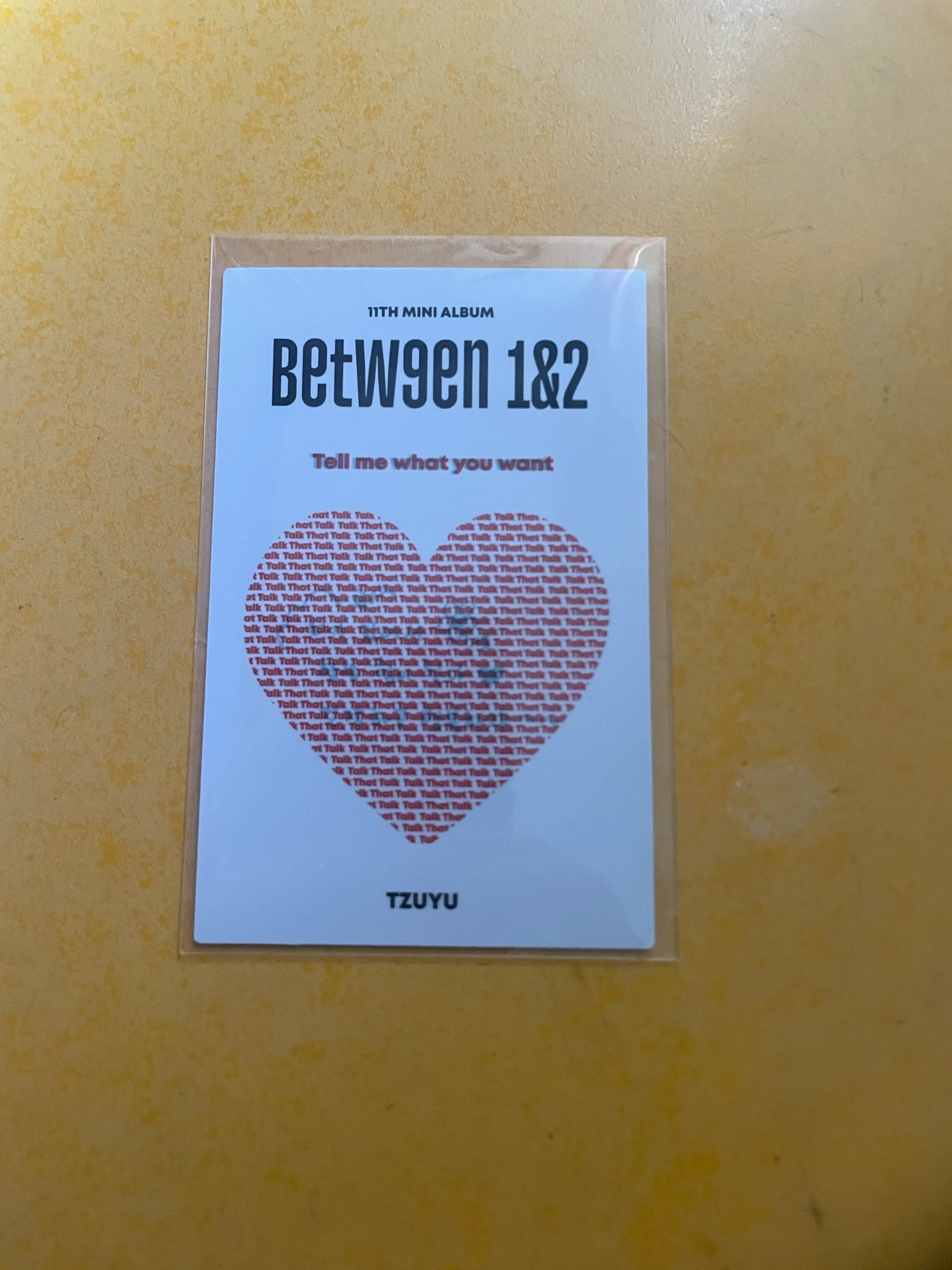 TWICE Tzuyu TWICE-Tzuyu-Album-BETWEEN 1&2 listing photo 2