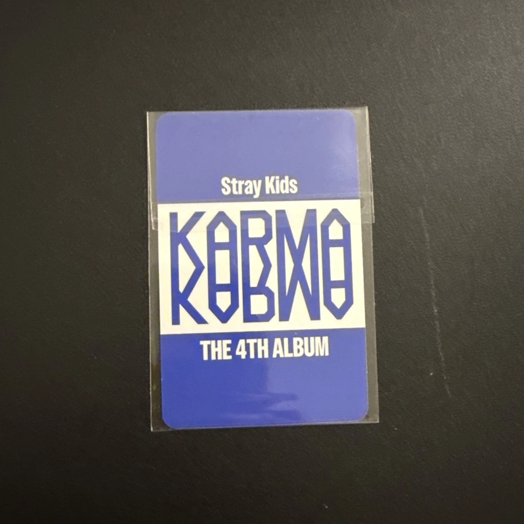 Stray Kids Hyunjin Stray Kids - Hyunjin - KARMA Album album photocard accordion version listing photo 2