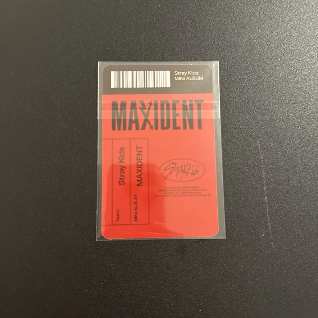 Stray Kids Hyunjin Stray Kids - Hyunjin - Maxident Album album photocard pre-order benefit paper case version listing photo 2