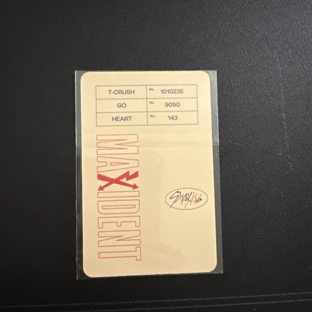 Stray Kids Hyunjin Stray Kids - Hyunjin - Maxident Album album photocard paper case version listing photo 2