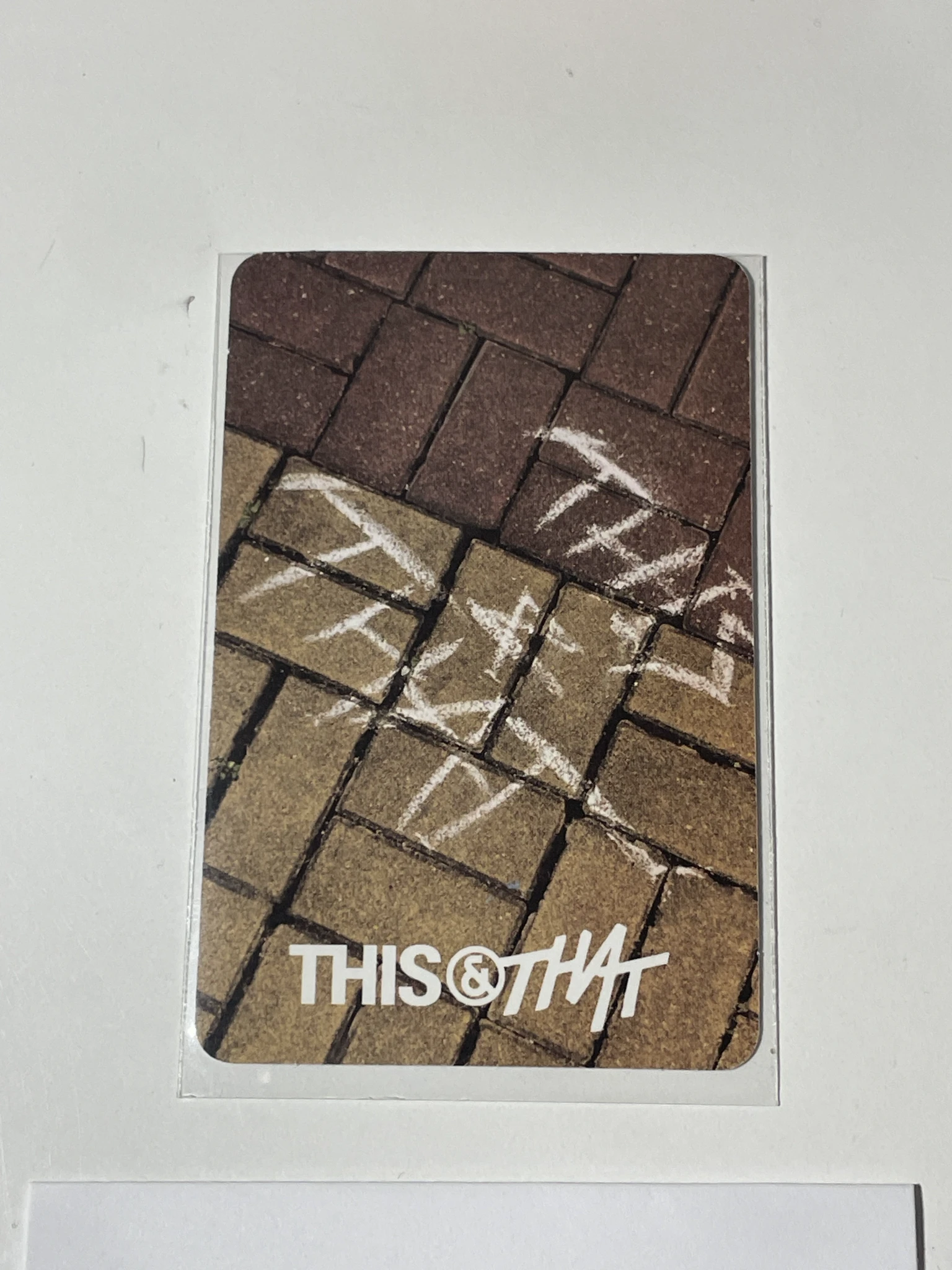 Stray Kids Bang Chan Stray Kids - Bang Chan - This & That Album album photocard that version listing photo 2