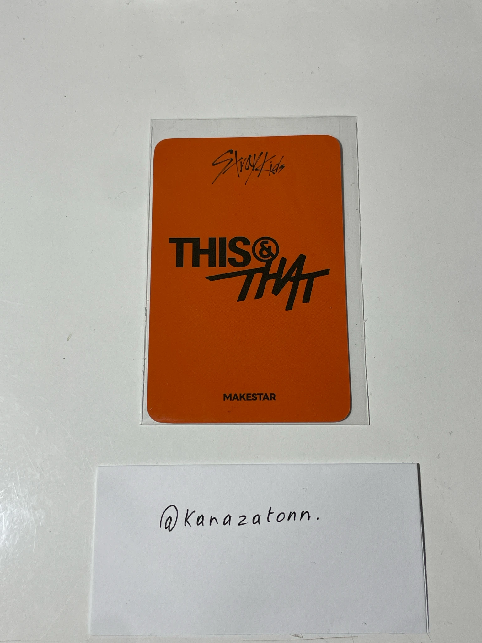 Stray Kids Hyunjin Stray Kids - Hyunjin - This & That Album pob (pre-order benefit) makestar holographic (hologram) listing photo 2