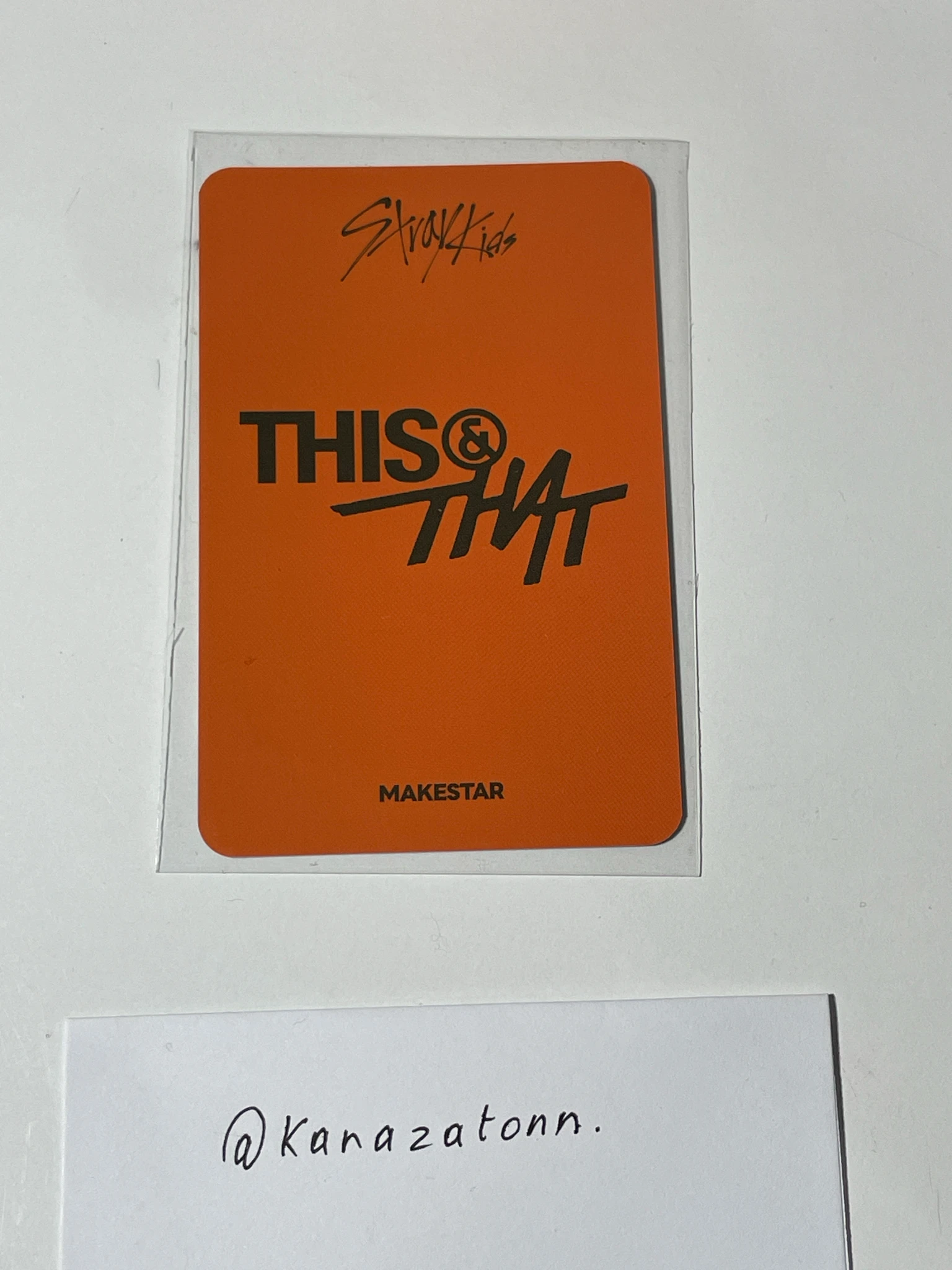 Stray Kids Lee Know Stray Kids - Lee Know - This & That Album pob (pre-order benefit) makestar holographic (hologram) listing photo 2