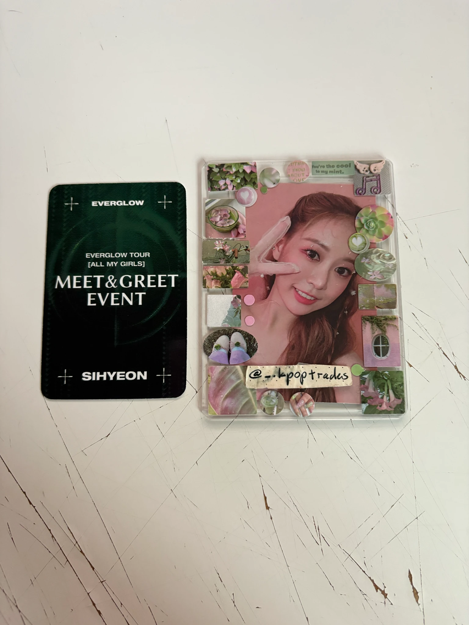 EVERGLOW Sihyeon EVERGLOW - Sihyeon - All My Girls US Tour  Event tour merch vip ticket benefit listing photo 2