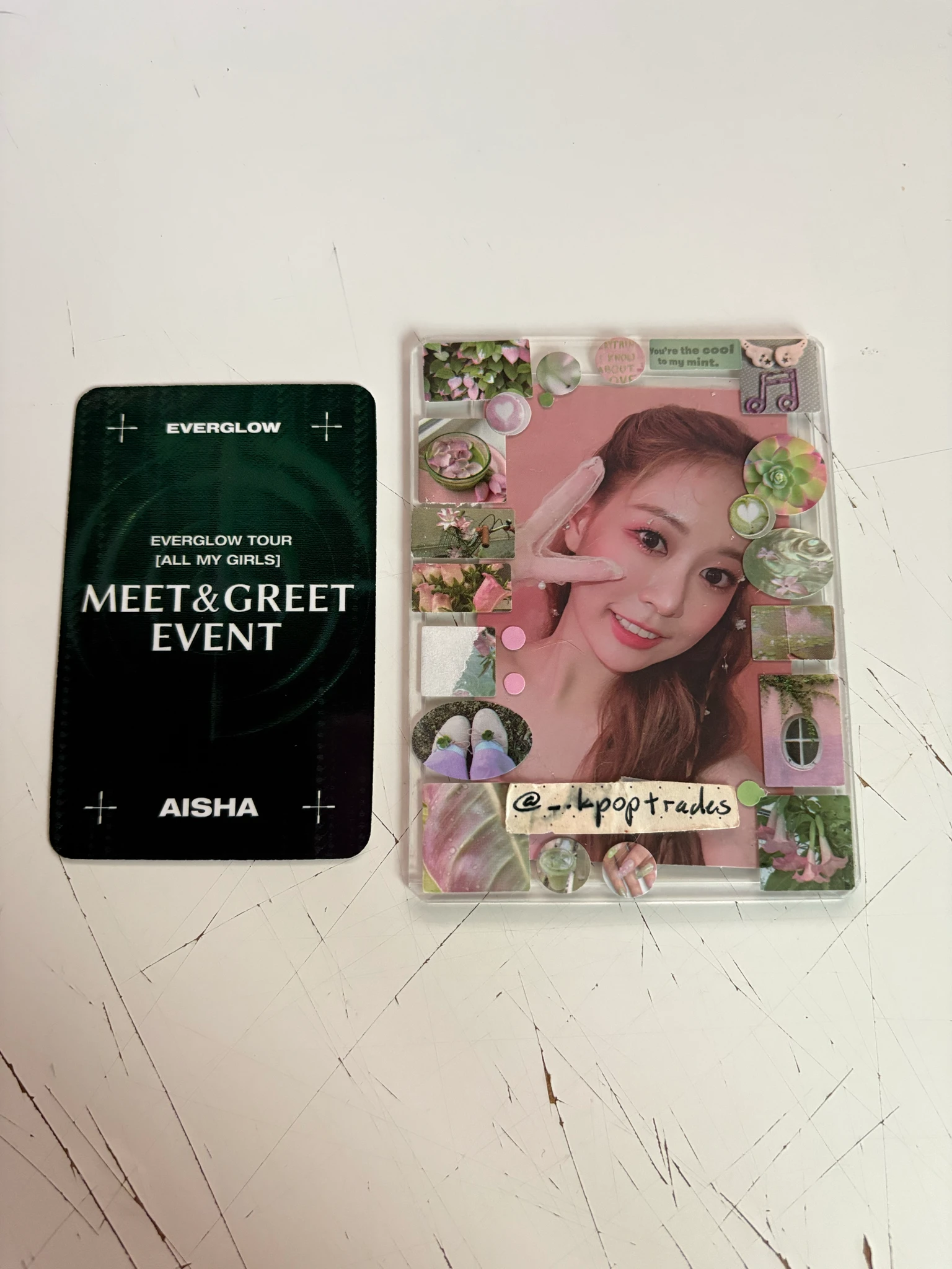 EVERGLOW Aisha EVERGLOW - Aisha - All My Girls US Tour  Event vip ticket benefit tour merch listing photo 2