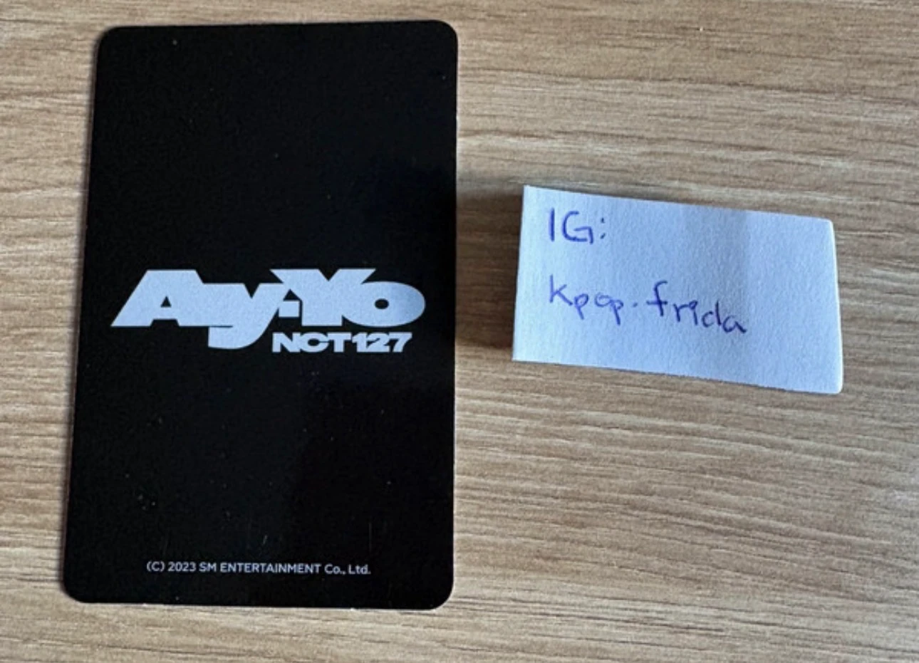 NCT 127 Mark NCT 127 - Mark - AY-YO MD Other trading card b ver. id card listing photo 2