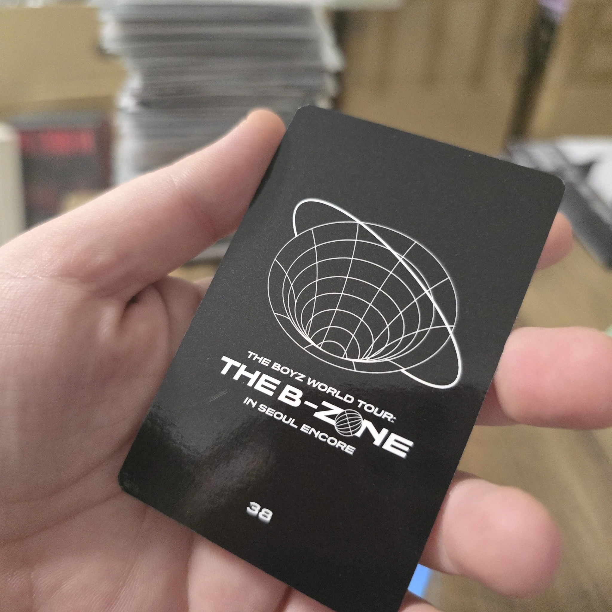 THE BOYZ Q THE BOYZ - Q - World Tour: The B-Zone Event encore trading card listing photo 2