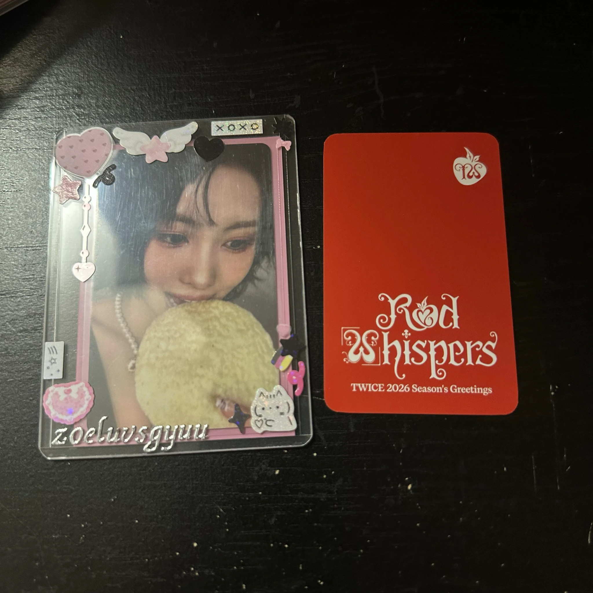 TWICE Momo TWICE - Momo - 2026 Season’s Greetings: RED WHISPERS Other photocard set pob (pre-order benefit) fans shop listing photo 2