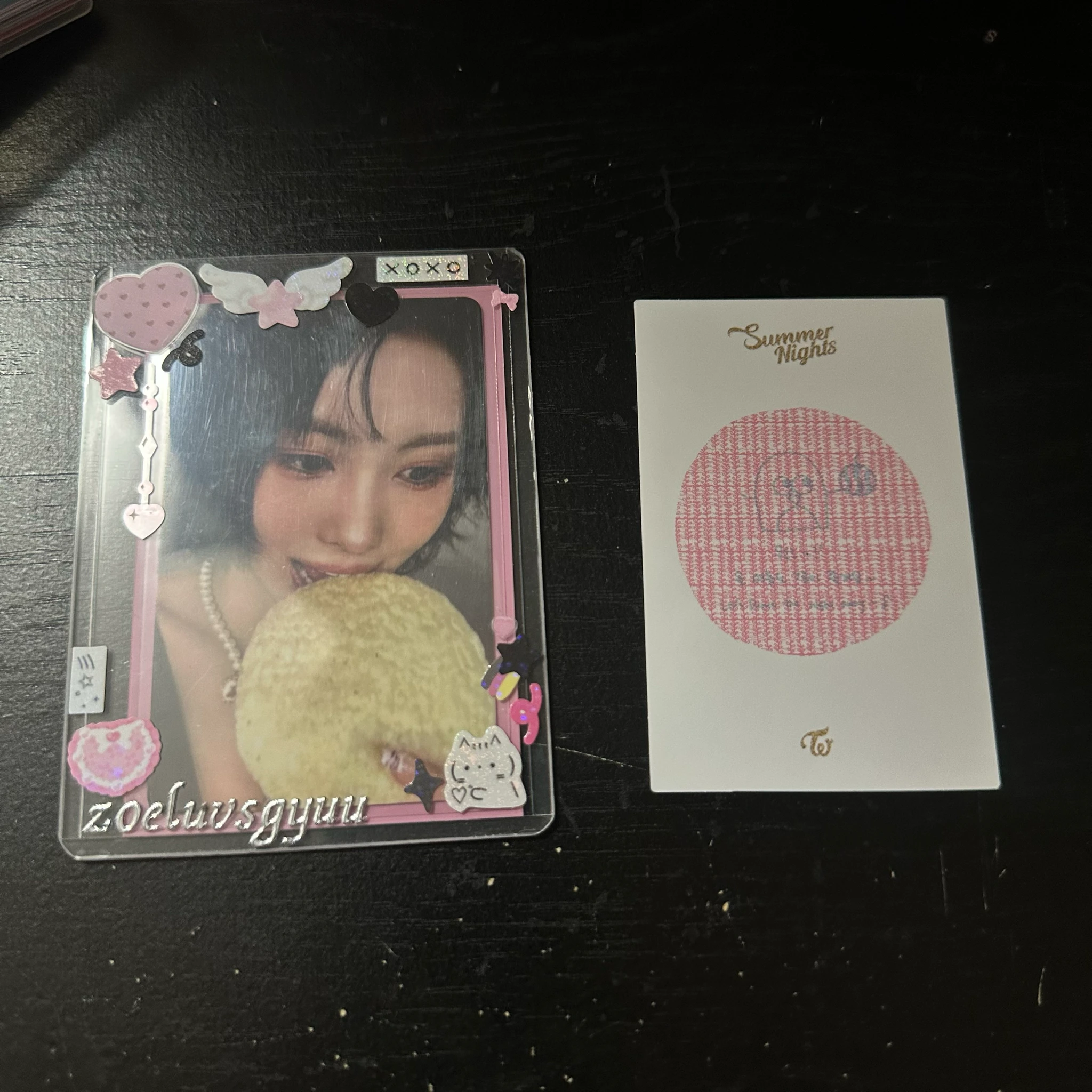 TWICE Mina TWICE - Mina - Summer Nights Album album photocard message card listing photo 2