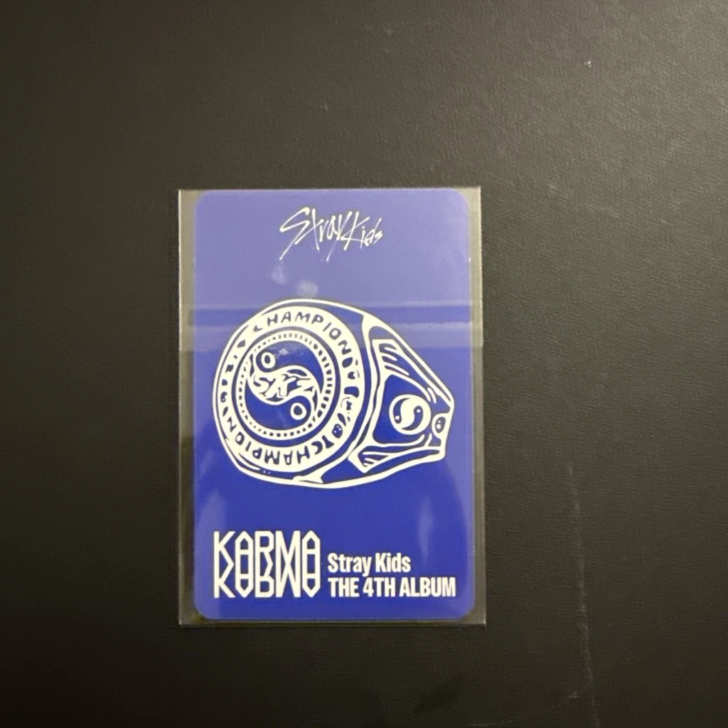 Stray Kids Hyunjin Stray Kids - Hyunjin - KARMA Album album photocard accordion version first press only listing photo 2