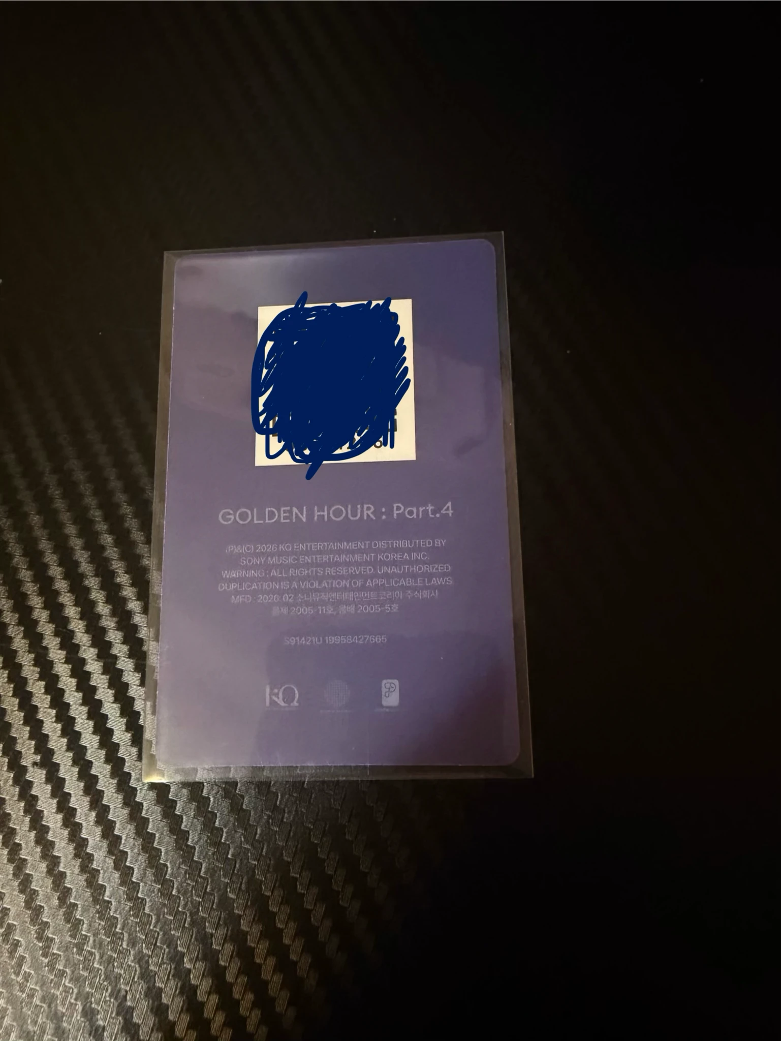 ATEEZ Yunho ATEEZ - Yunho - Golden Hour : Part.4 Album album photocard poca album qr card A version listing photo 2