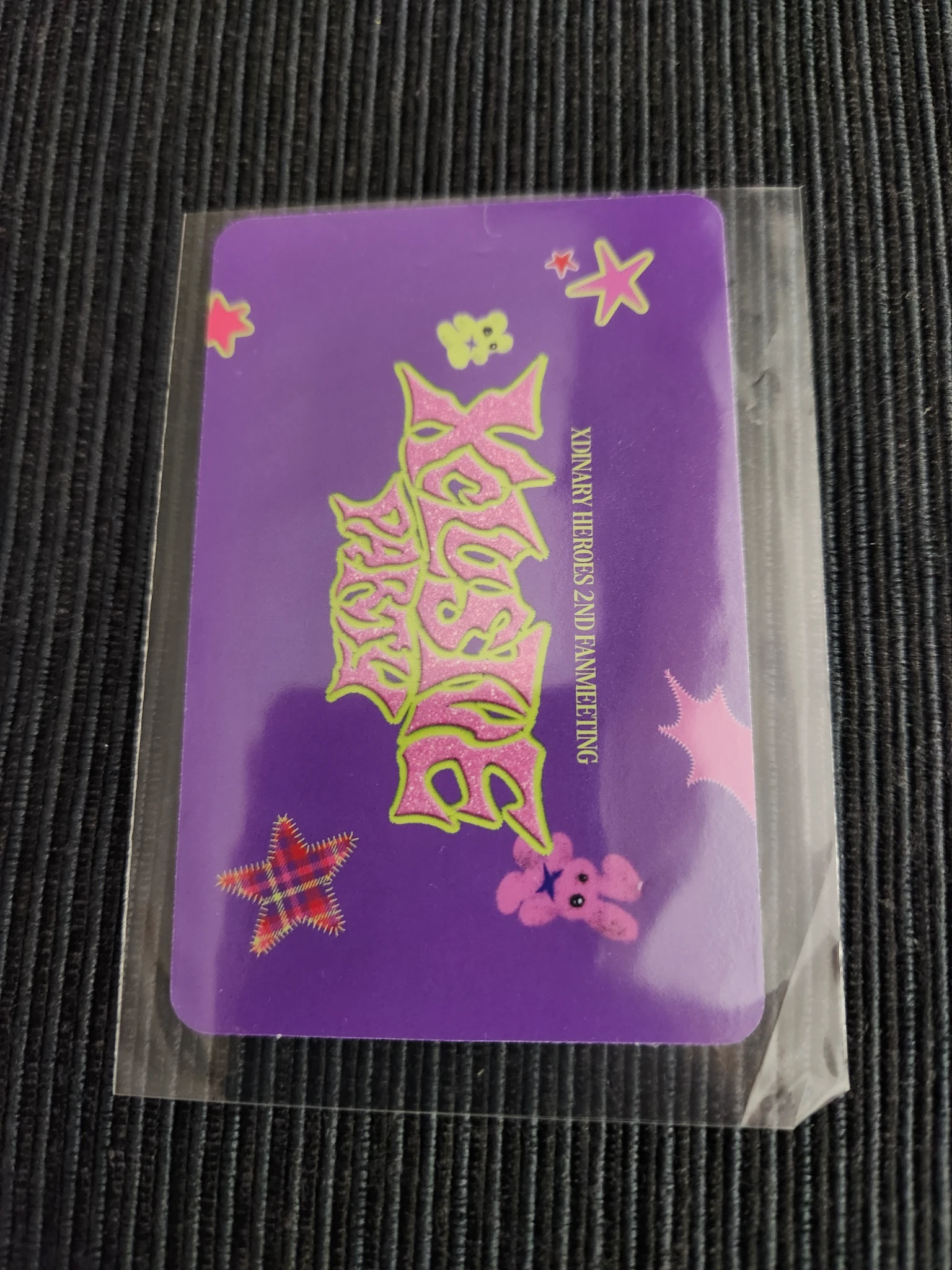 Xdinary Heroes Jun Han Xdinary Heroes - Jun Han - Xdinary Heroes 2nd Fanmeeting XCLUSIVE PARTY Event merch photocard scratch-off fan meeting message card trading card listing photo 2
