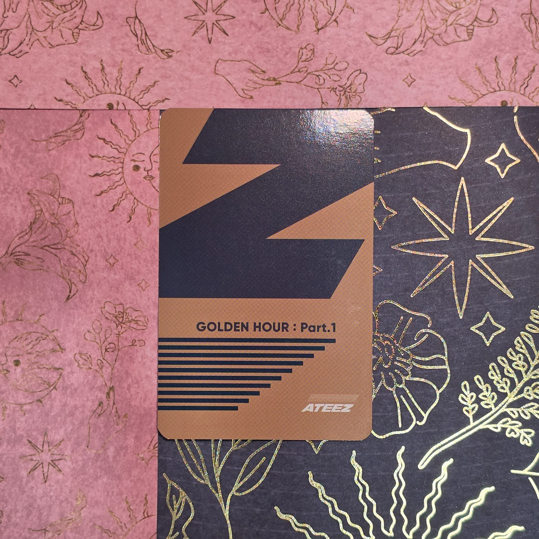 ATEEZ Wooyoung ATEEZ - Wooyoung - Golden Hour : Part.1 Album merch photocard Z version photocard set listing photo 2