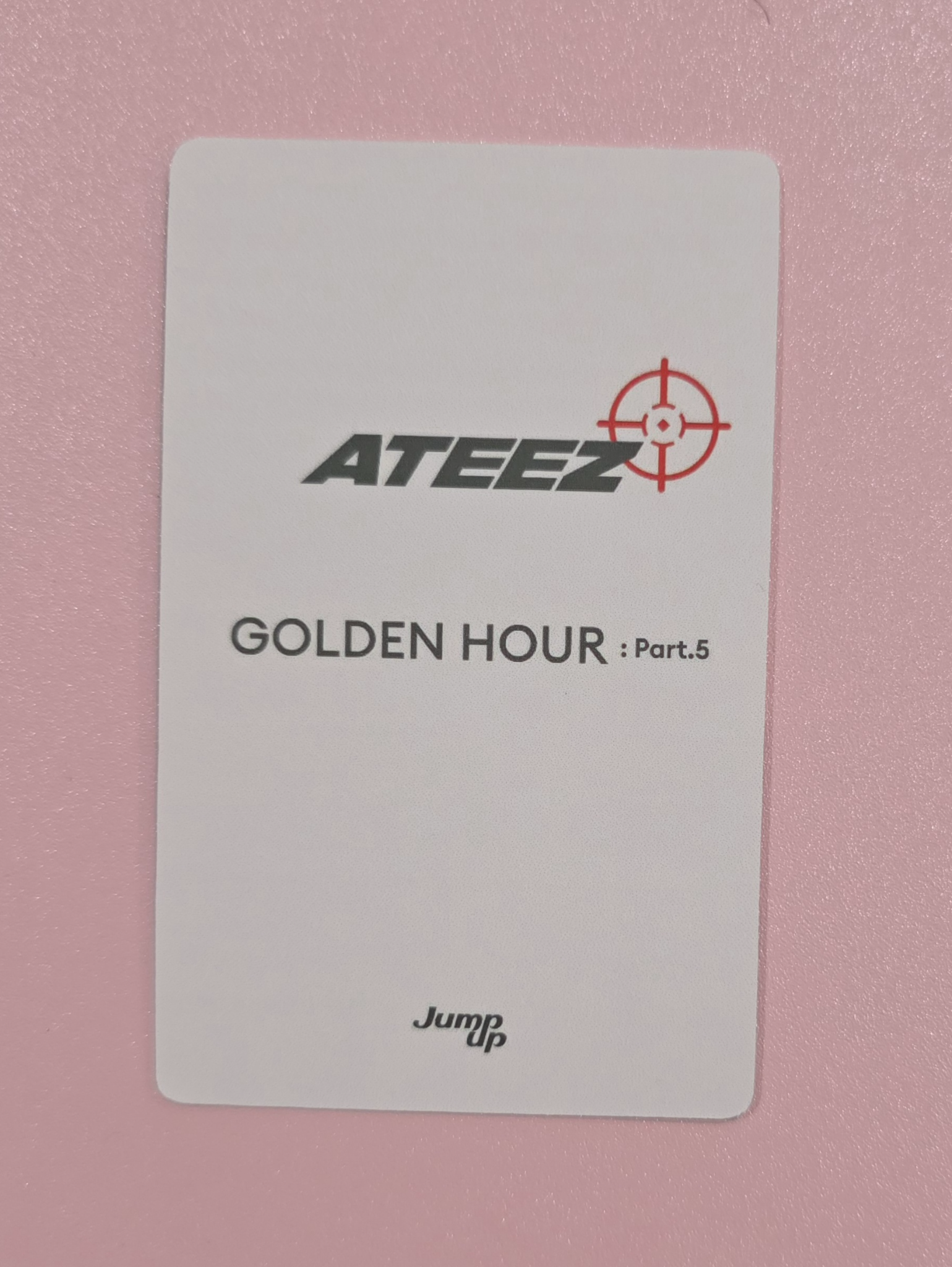 ATEEZ San ATEEZ - San - GOLDEN HOUR : Part.5 Album jump up lucky draw (LD) version 1 listing photo 2