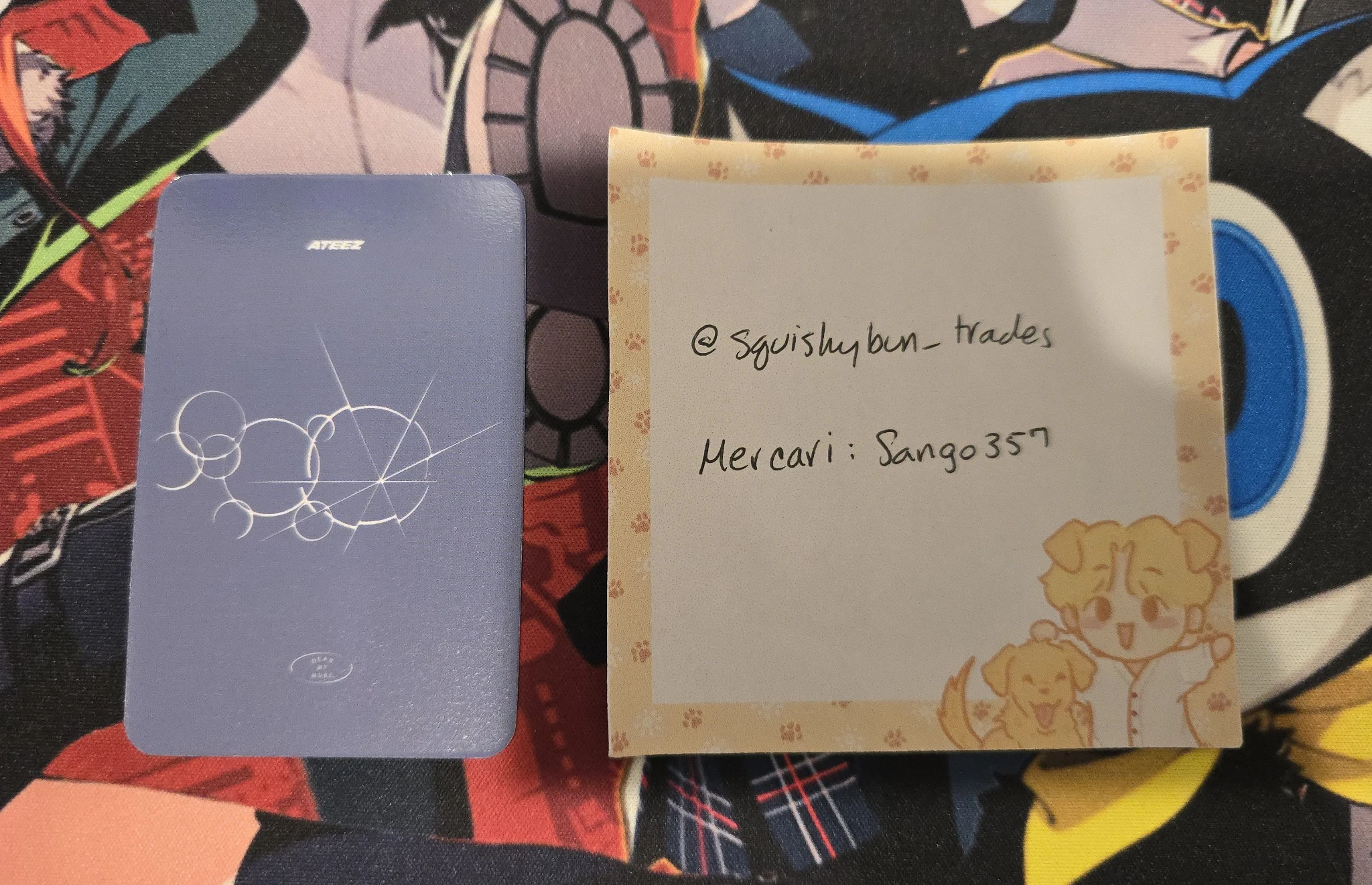 ATEEZ Mingi ATEEZ - Mingi - Golden Hour : Part.4 Album dear my muse (dmm) fansign round 2 listing photo 2