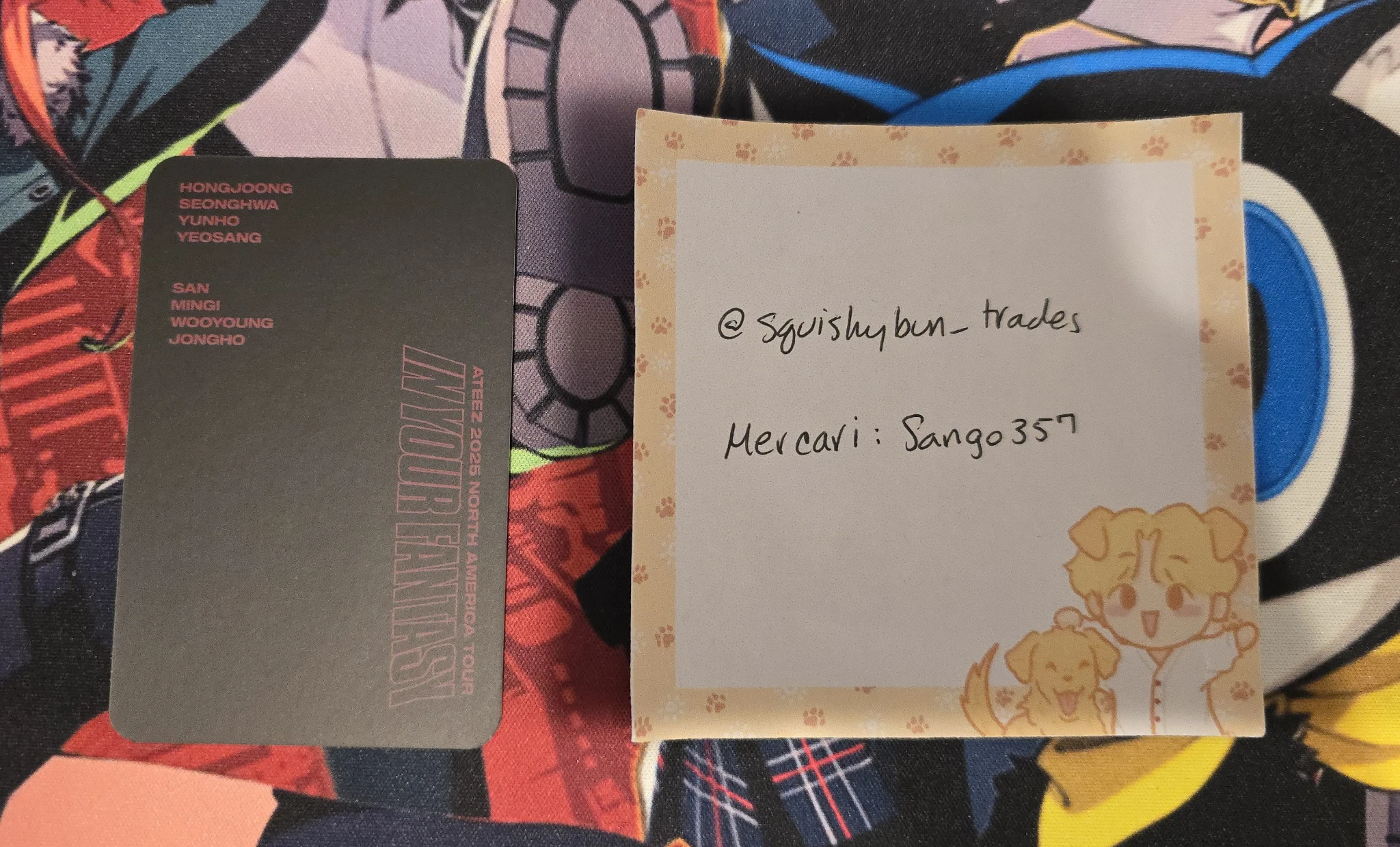 ATEEZ Hongjoong ATEEZ - Hongjoong - In Your Fantasy World Tour Event pop-up store lucky draw listing photo 2