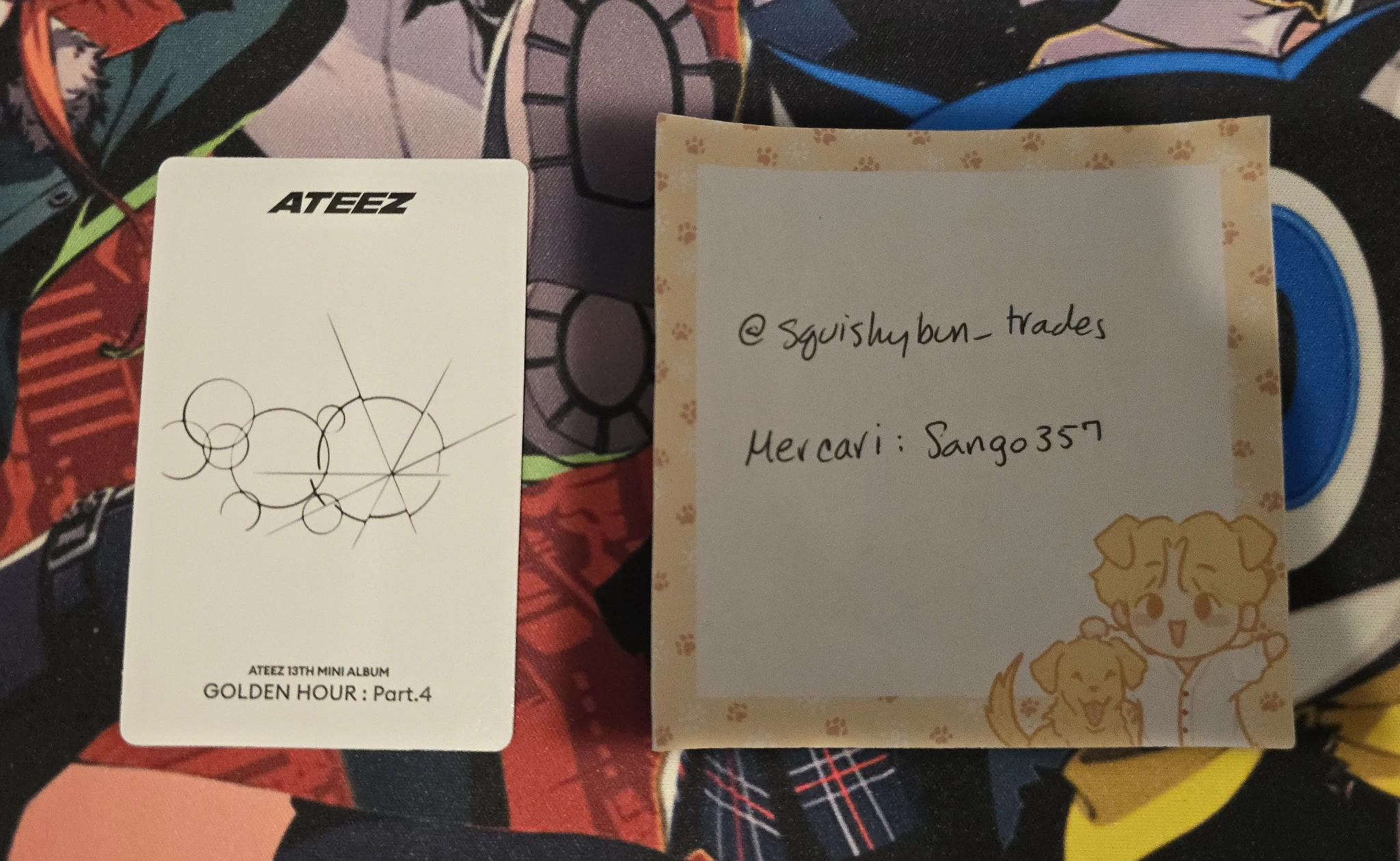 ATEEZ Hongjoong ATEEZ - Hongjoong - Golden Hour : Part.4 Album toktoq poca album pob (pre-order benefit) listing photo 2